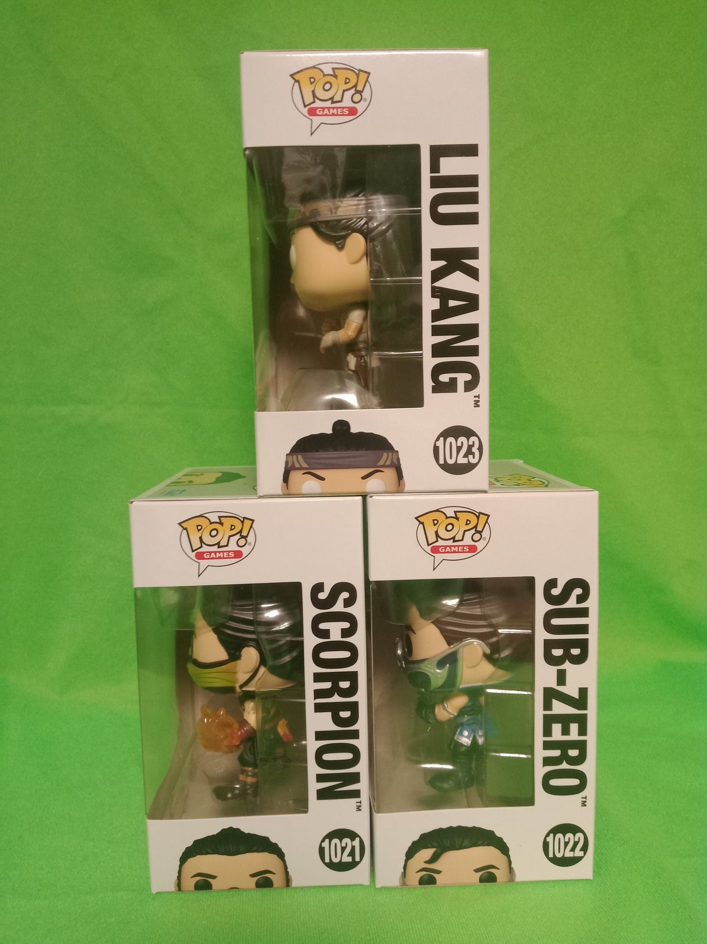Funko Pop! Mortal Kombat 1 Funko Pop! Set (Sub-Zero, Scorpion, and Liu Kang)