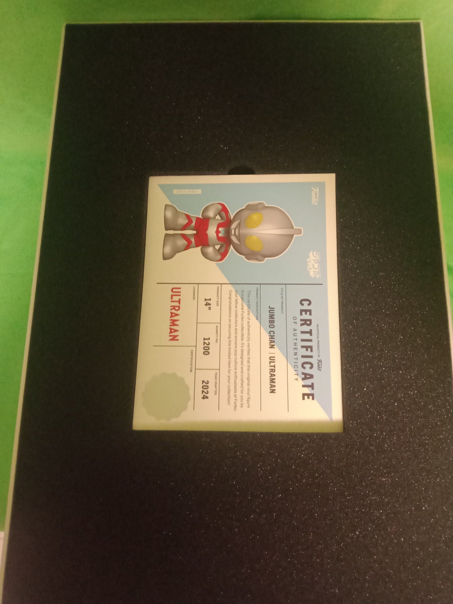 Funko Pop! Jumbo Chan Ultraman! 14'' Vinyl Limited Edition 1 OF 1200 Made