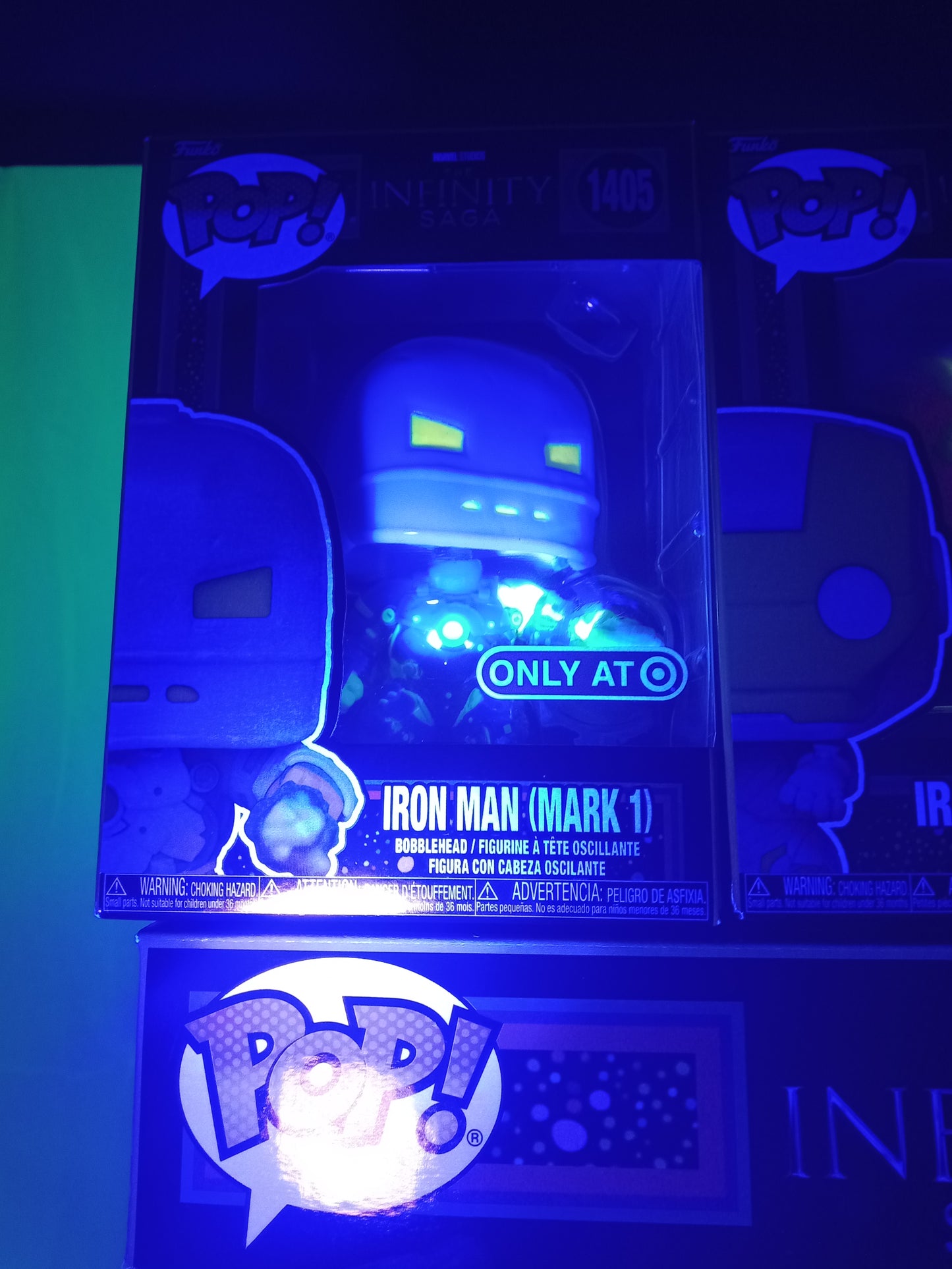 Funko Pop! Marvel Infinity Saga Series (Blacklight) Set