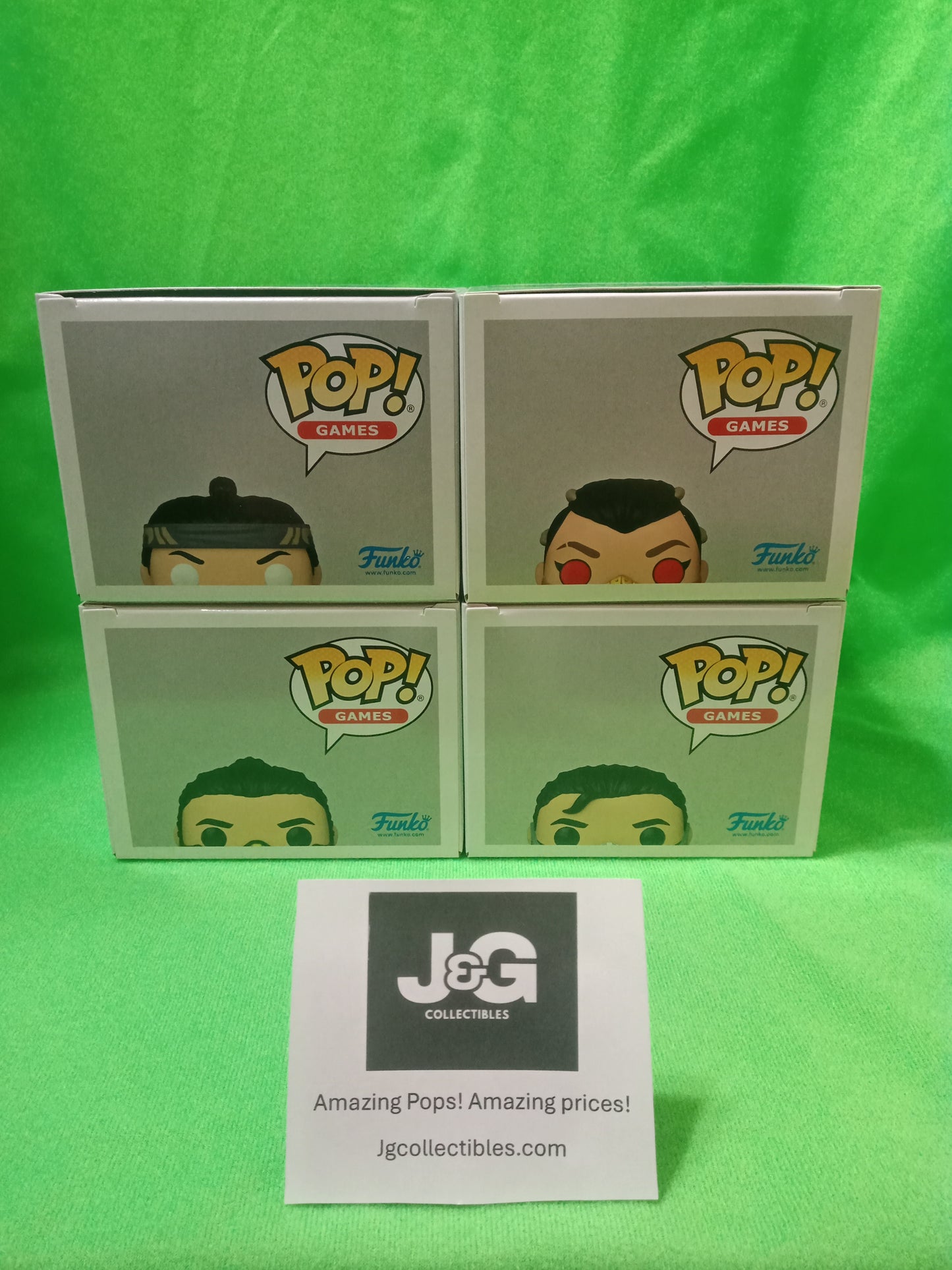 Funko Pop! Mortal Kombat 1 Funko Set (Sub-Zero, Scorpion, Liu Kang, and Mileena Exclusive)