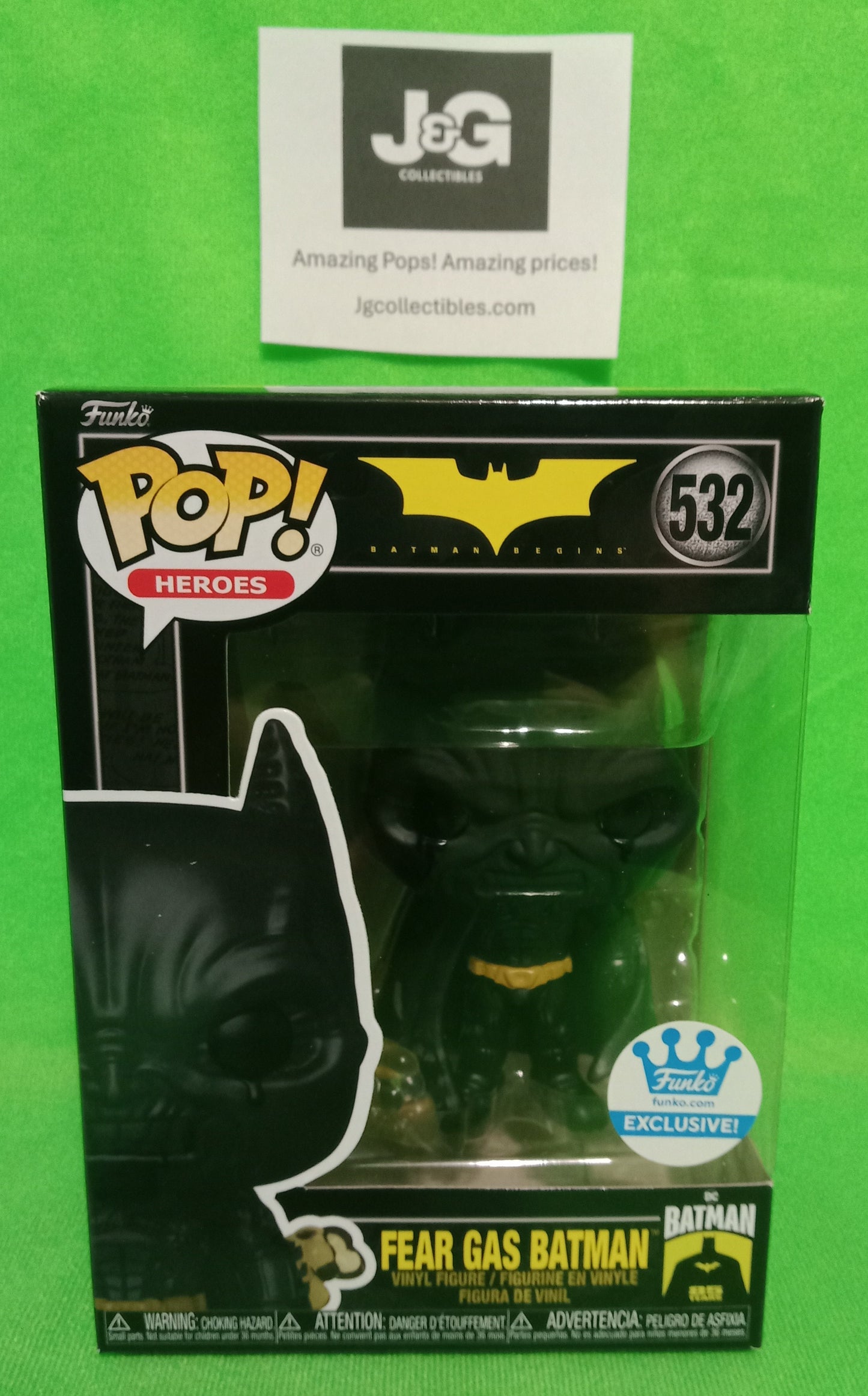 Funko Pop! Batman Fear Gas Batman Exclusive