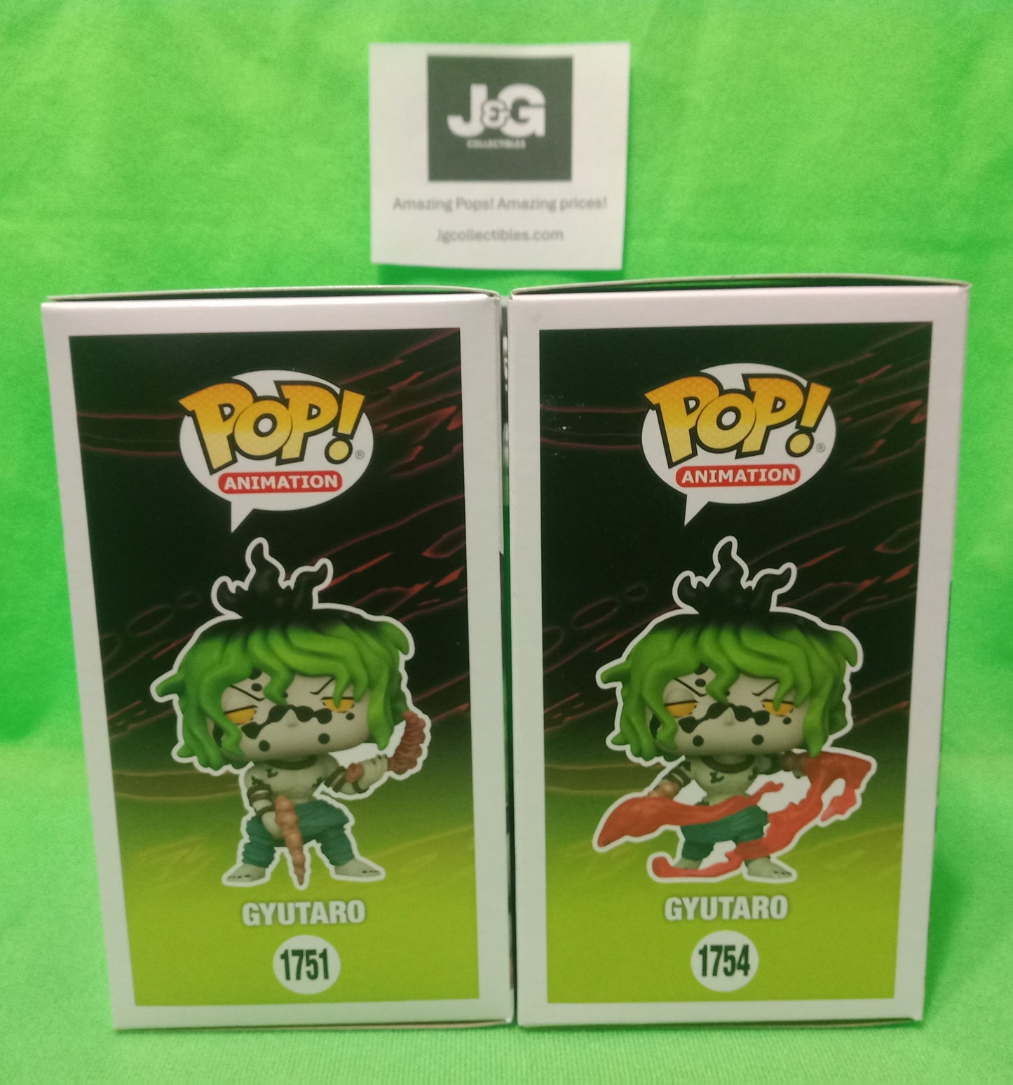 Funko Pop! Demon Slayer Gyutaro Common and Exclusive Set