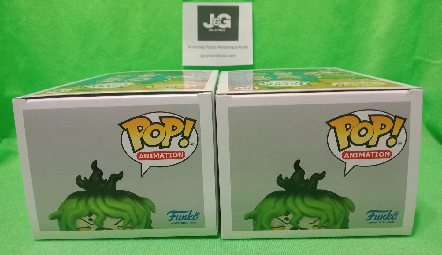 Funko Pop! Demon Slayer Gyutaro Common and Exclusive Set