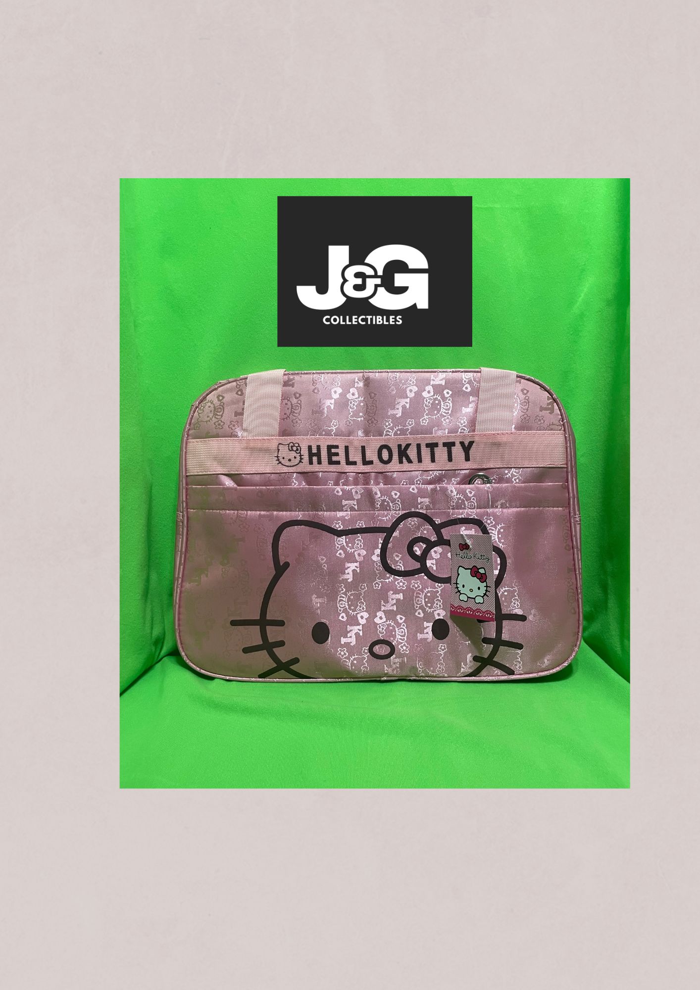 Hello Kitty Large Capacity Pink Duffle Travel Carry On Bag