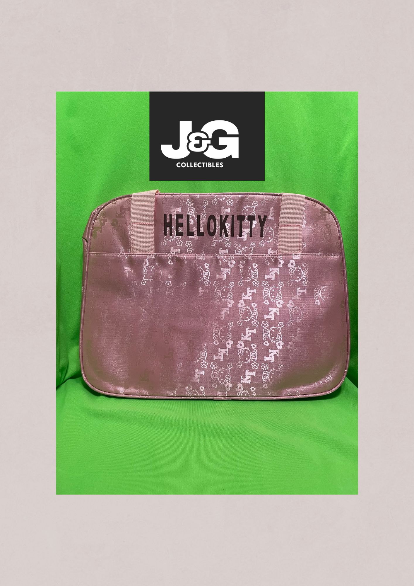 Hello Kitty Large Capacity Pink Duffle Travel Carry On Bag
