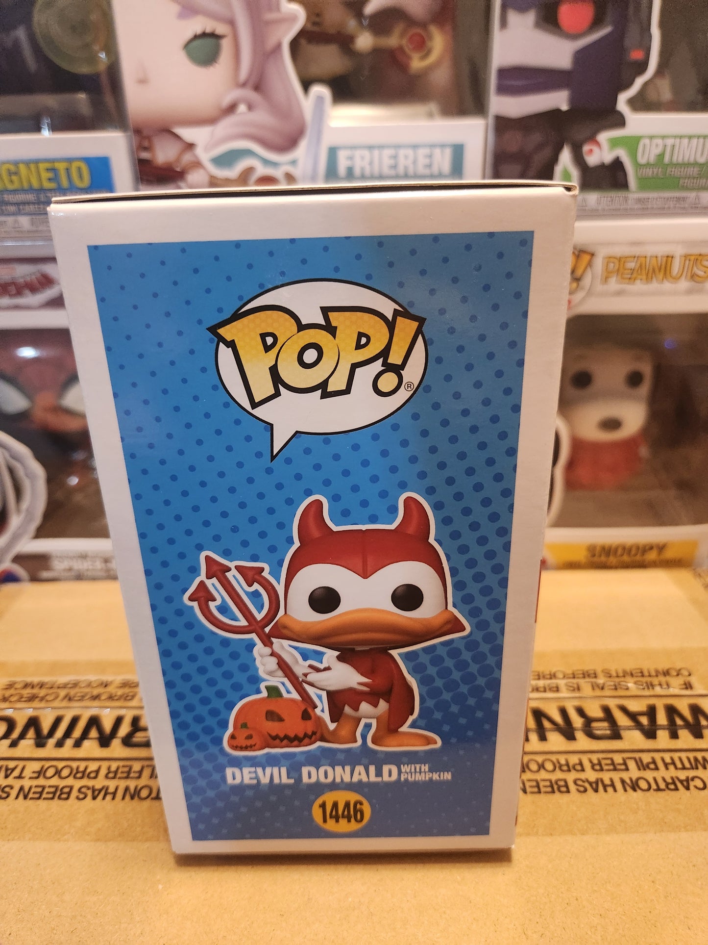 Funko Pop! Disney Devil Donald with Pumpkin Blacklight Chase Exclusive