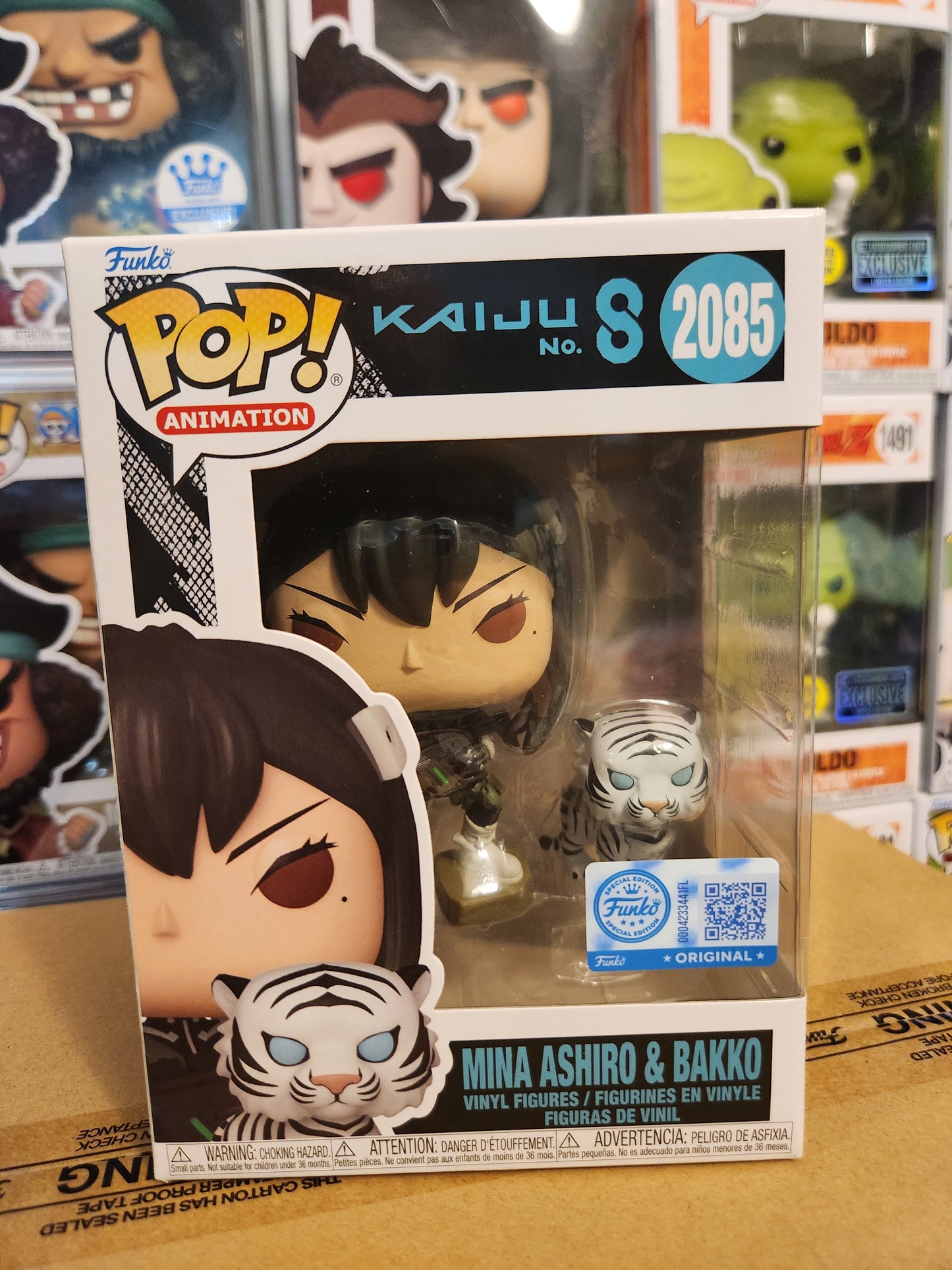 Funko Pop! Kaiju No. 8 Mina Ashiro and Bakko Exclusive