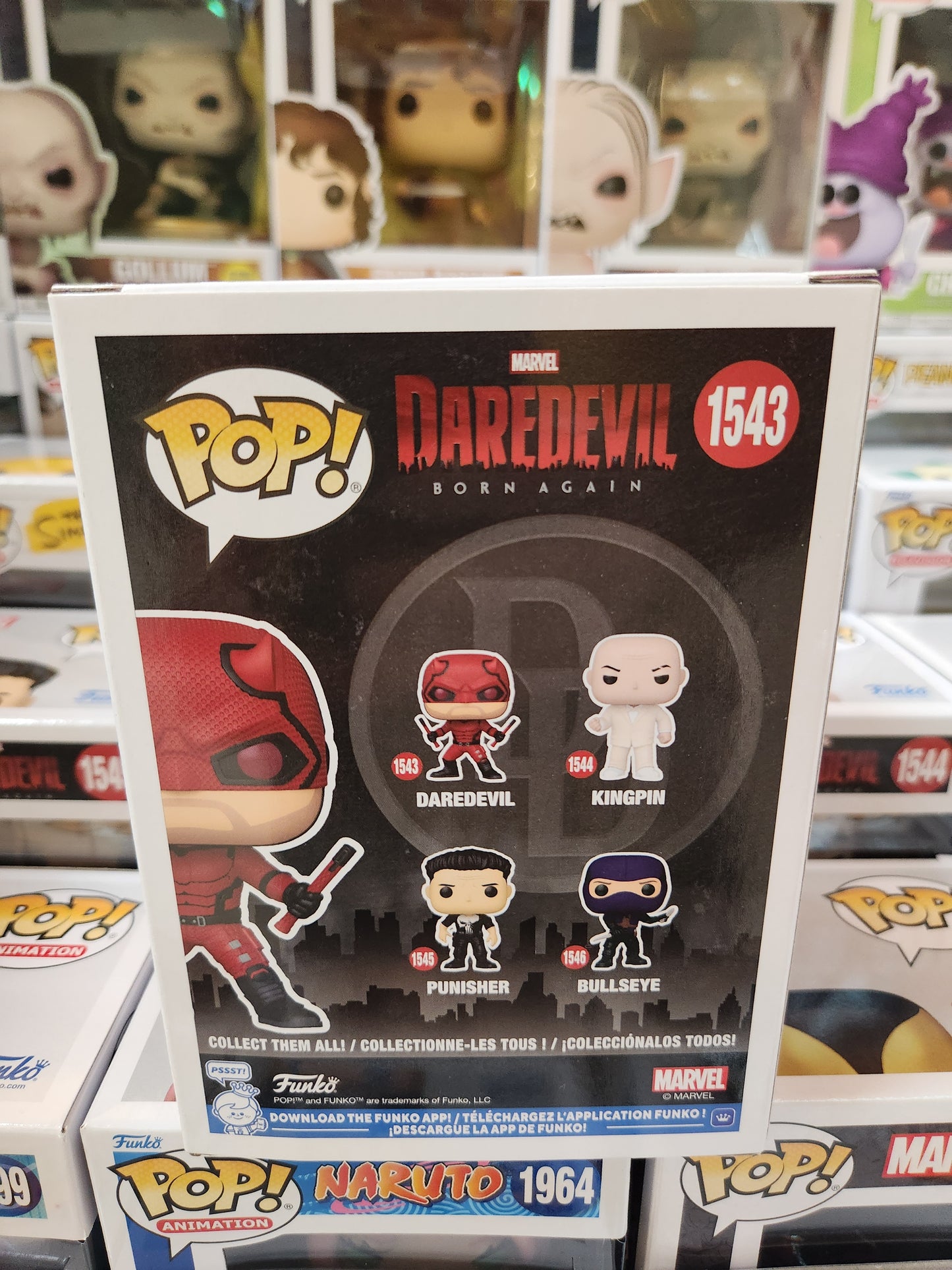 Funko Pop! Daredevil Born Again Daredevil With Nunchuks