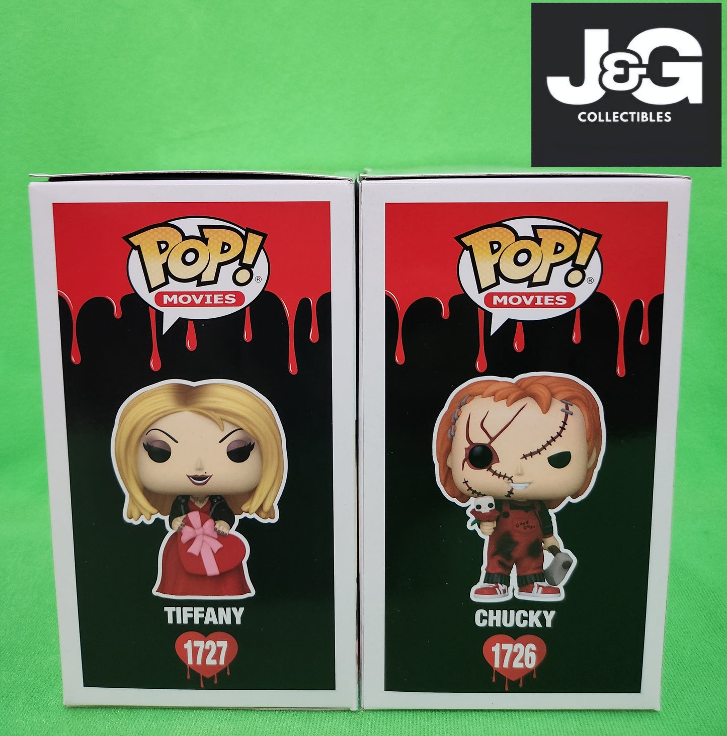 Funko Pop! Chucky Valentines Chucky and Tiffany Set