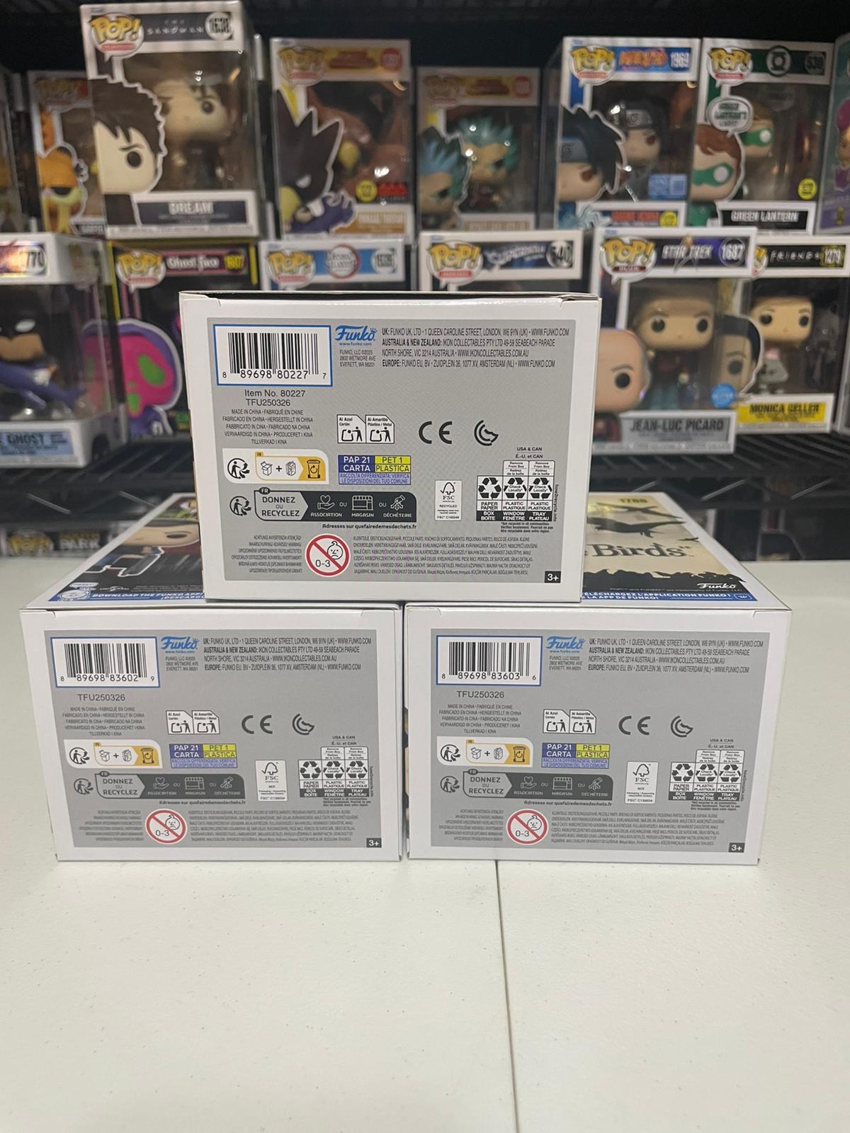 Funko Pop! Alfred Hitchcock Movies Funko Set Of 3 Pops