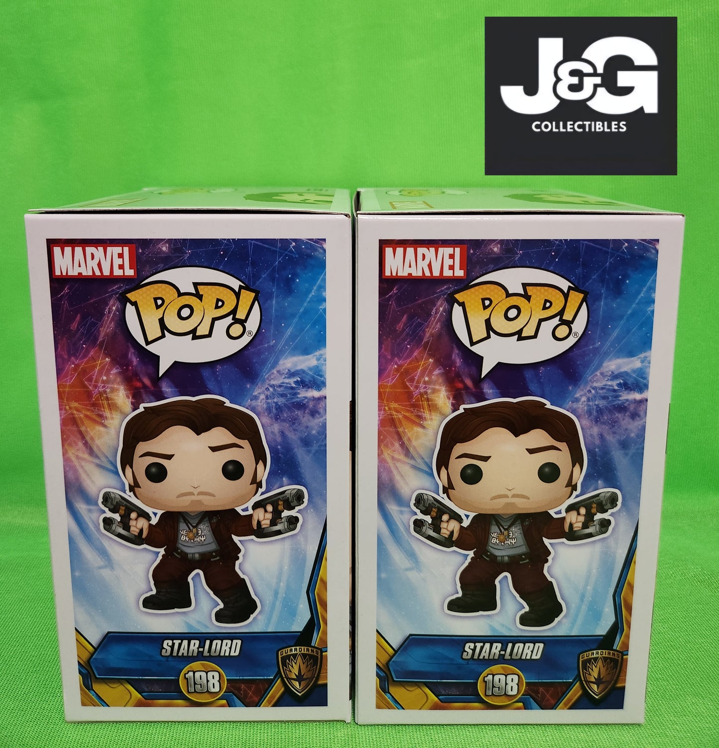 Funko Pop! Guardians of the Galaxy Star-Lord Chase And Common Set