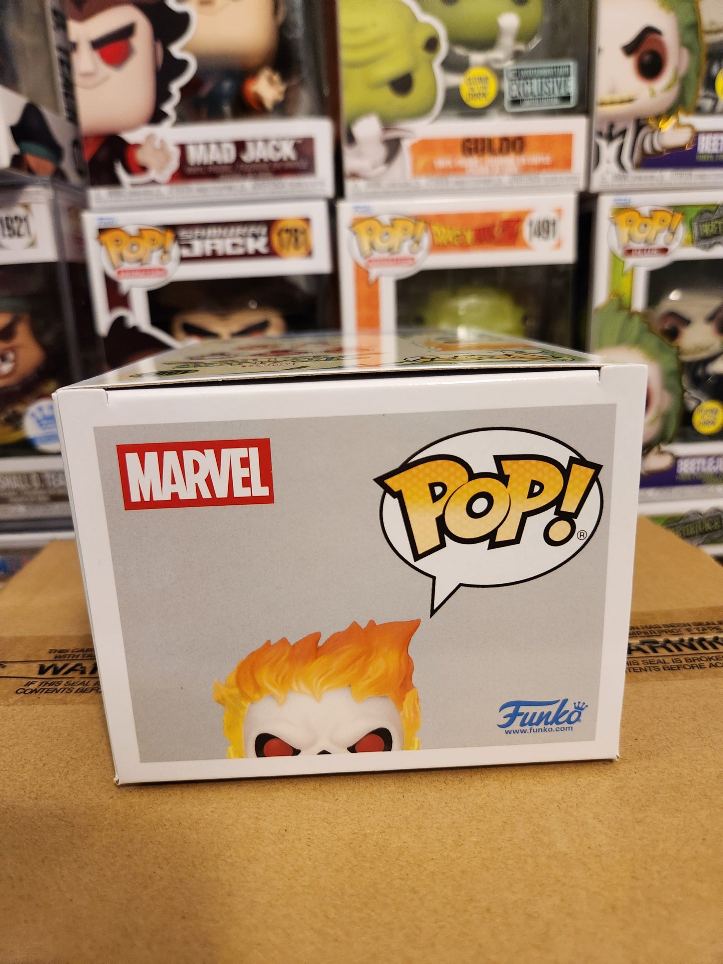 Funko Pop! Marvel Strange Tales Ghost Rider Glow Exclusive