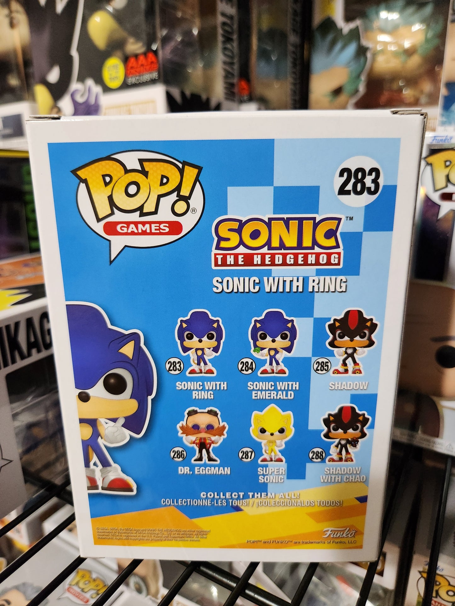 Funko Pop! Sonic the Hedgehog Sonic with Ring