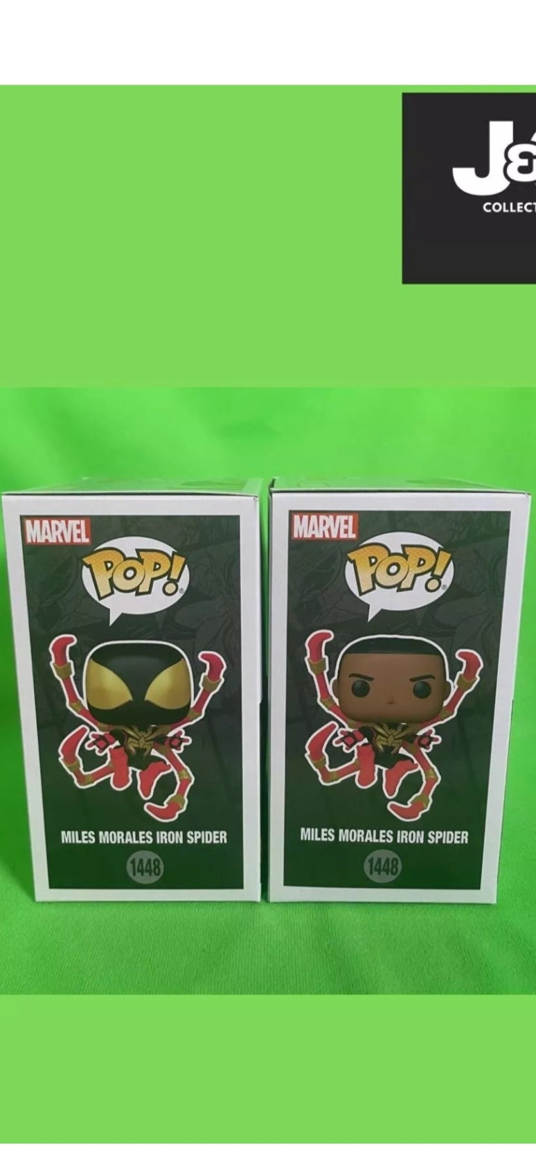 Funko Pop! Marvel Miles Morales Iron Spider Chase And Common Set