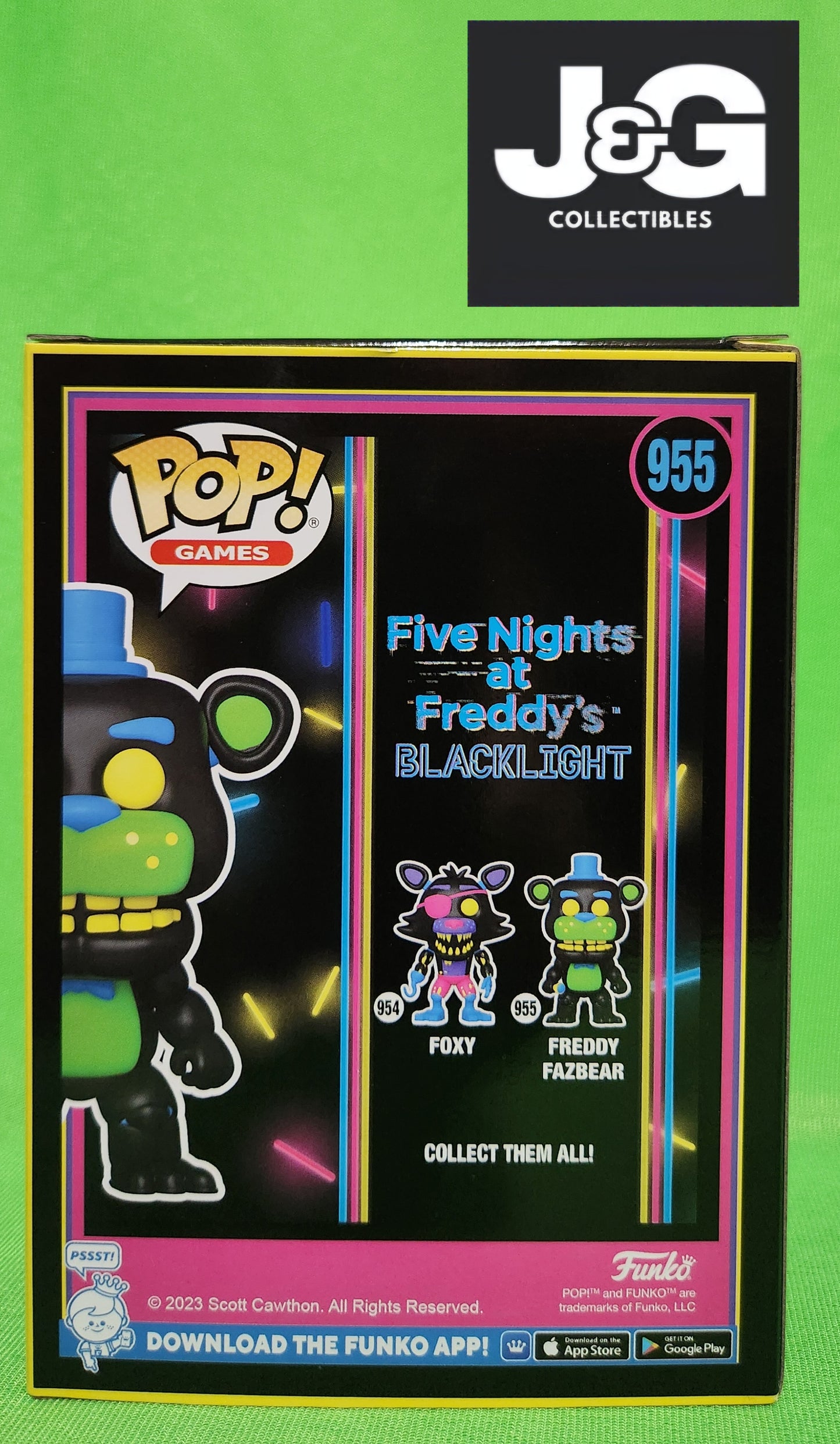Funko Pop! FNAF Freddy Fazbear Black Light Exclusive