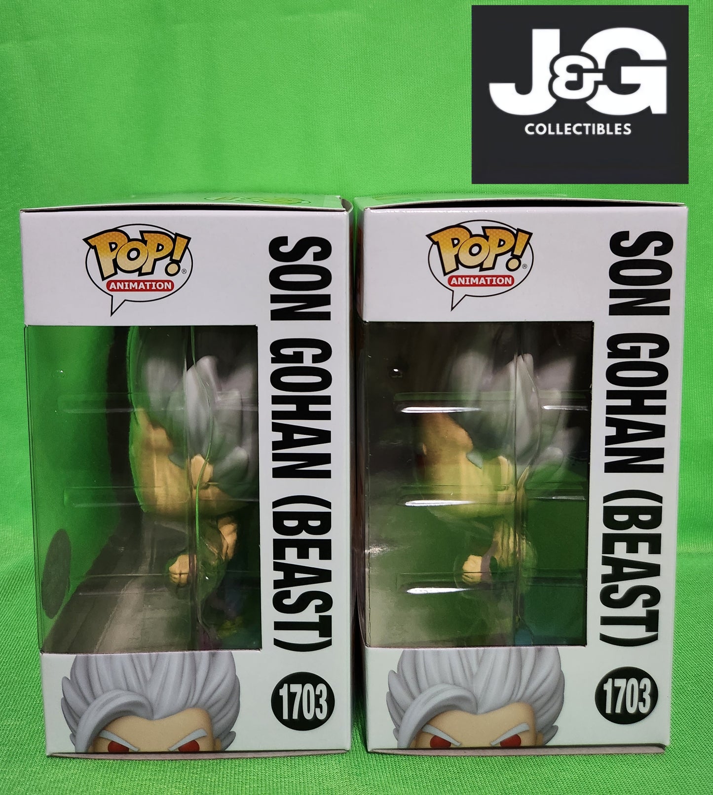 Funko Pop! Dragon Ball Son Gohan Beast Glow Chase And Common Set