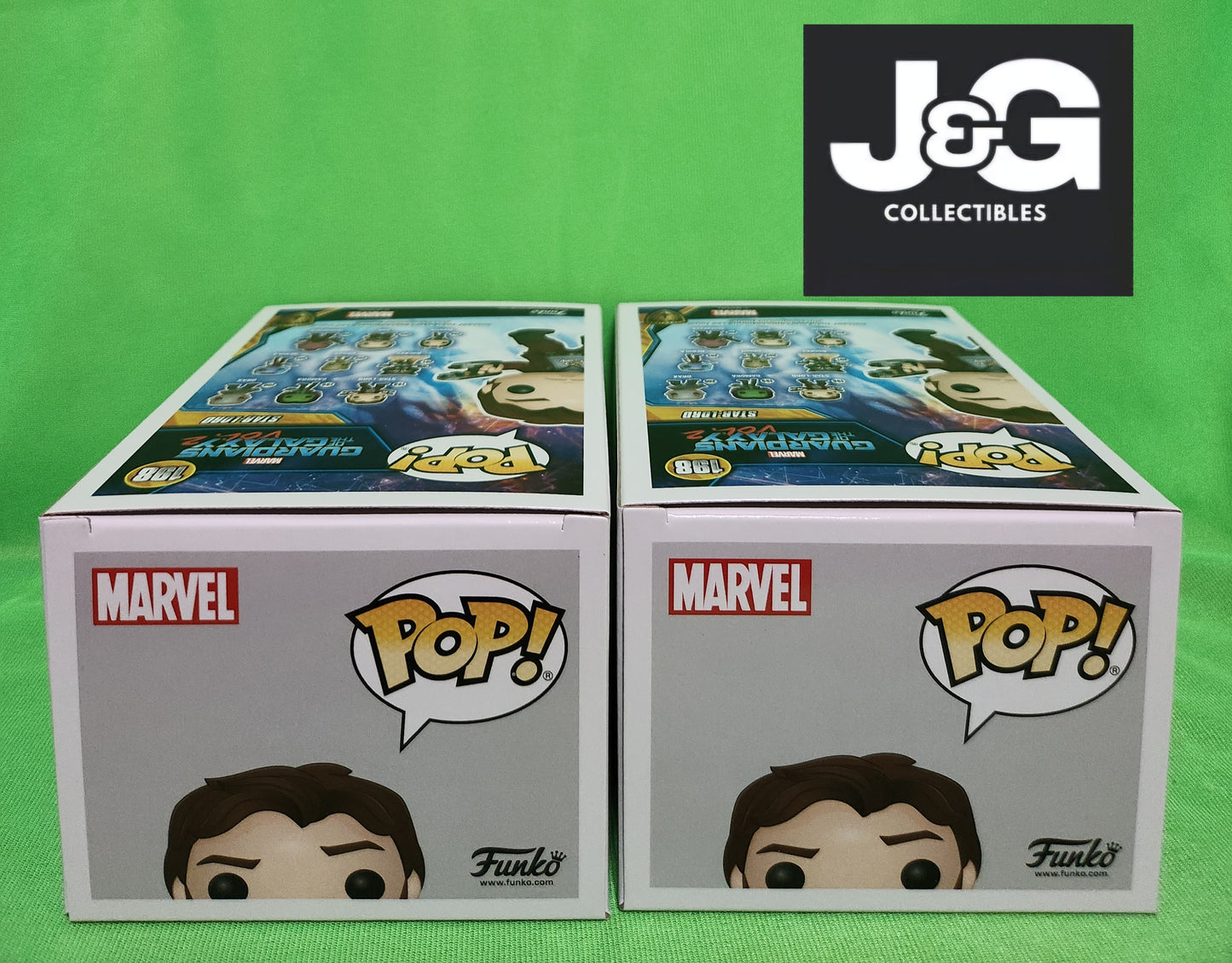Funko Pop! Guardians of the Galaxy Star-Lord Chase And Common Set