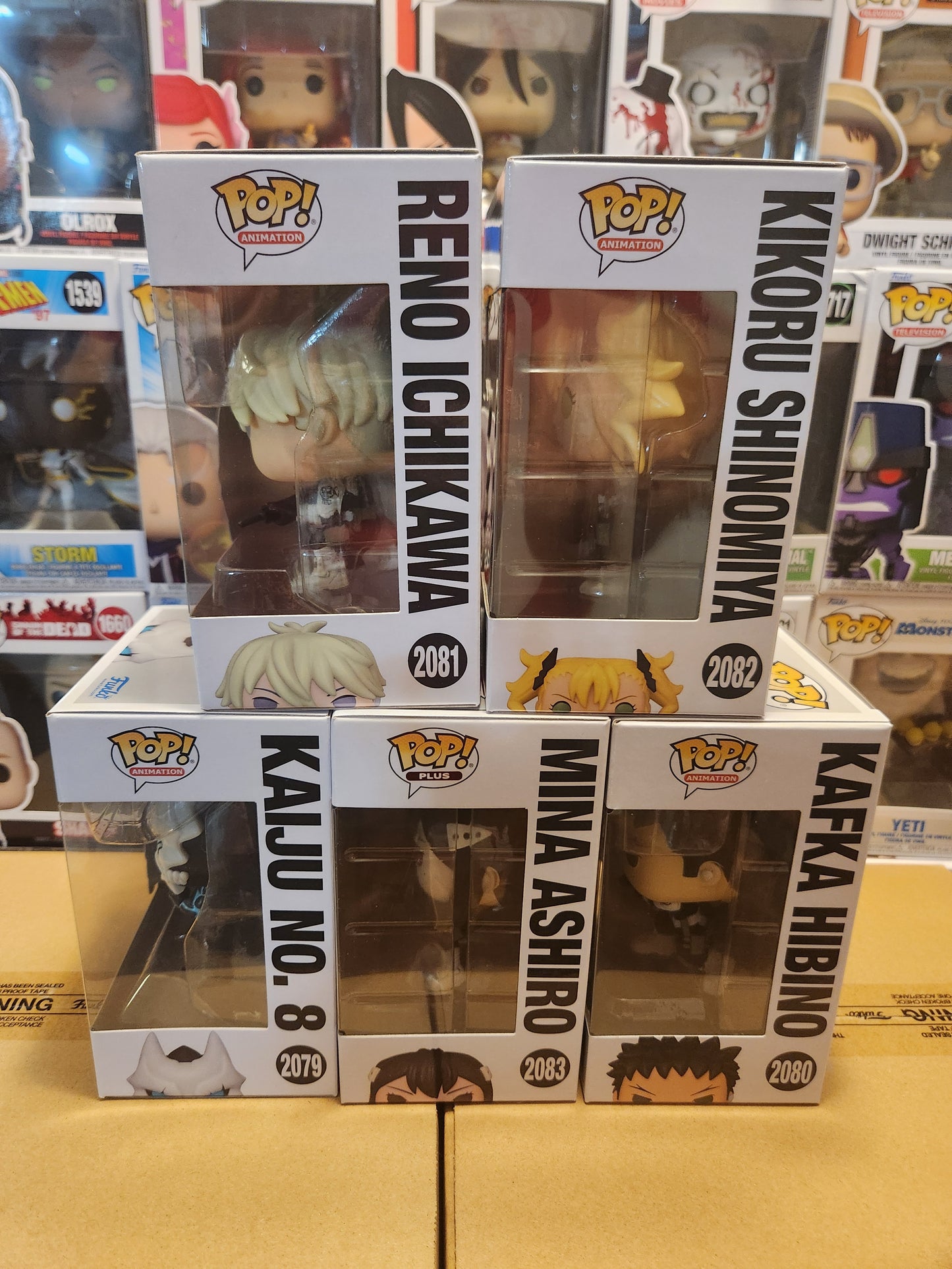 Funko Pop! Kaiju No 8 Full Set Of 5 Commons