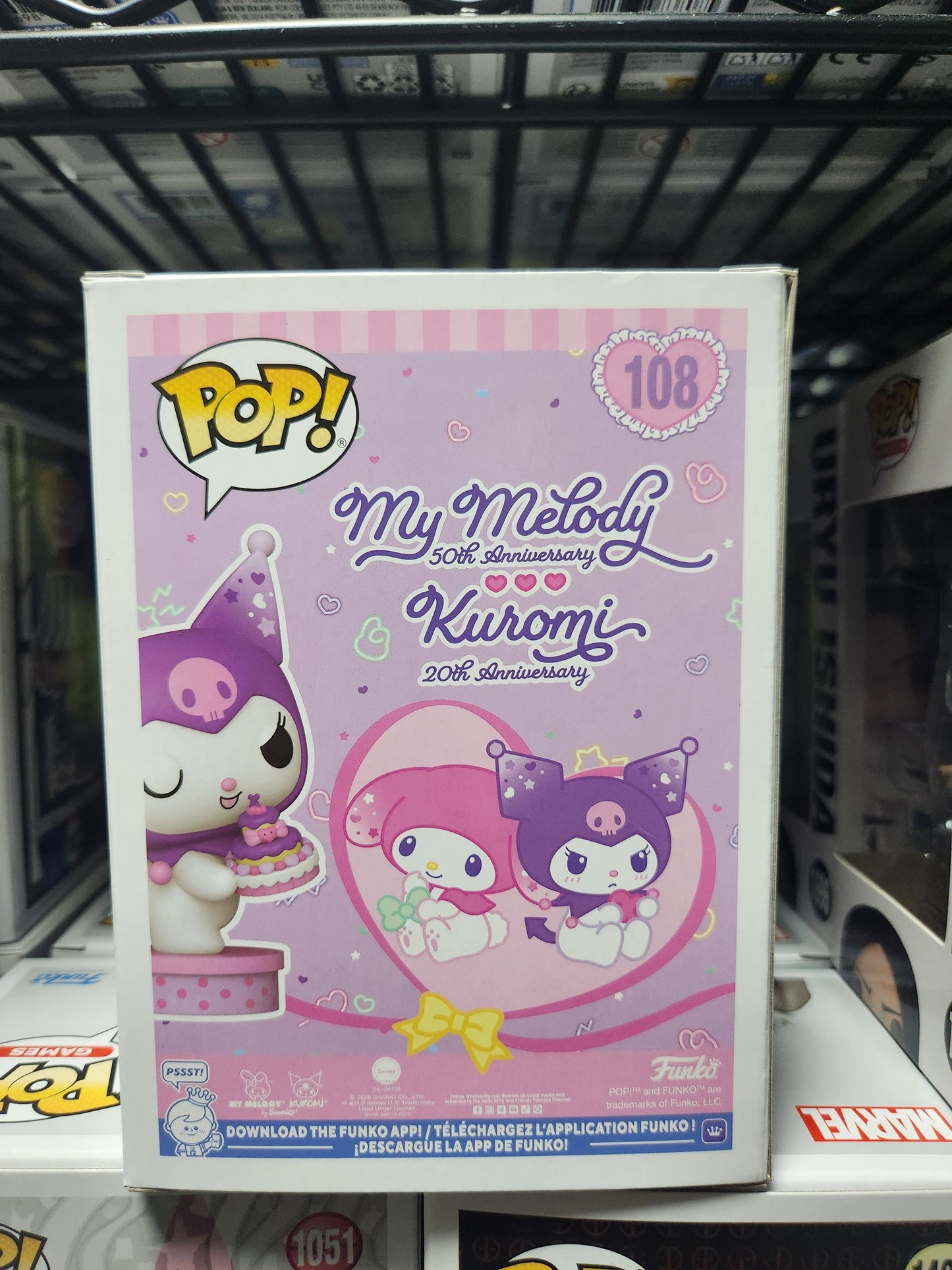 Funko Pop! Kuromi 20th Anniversary Kuromi With Cake