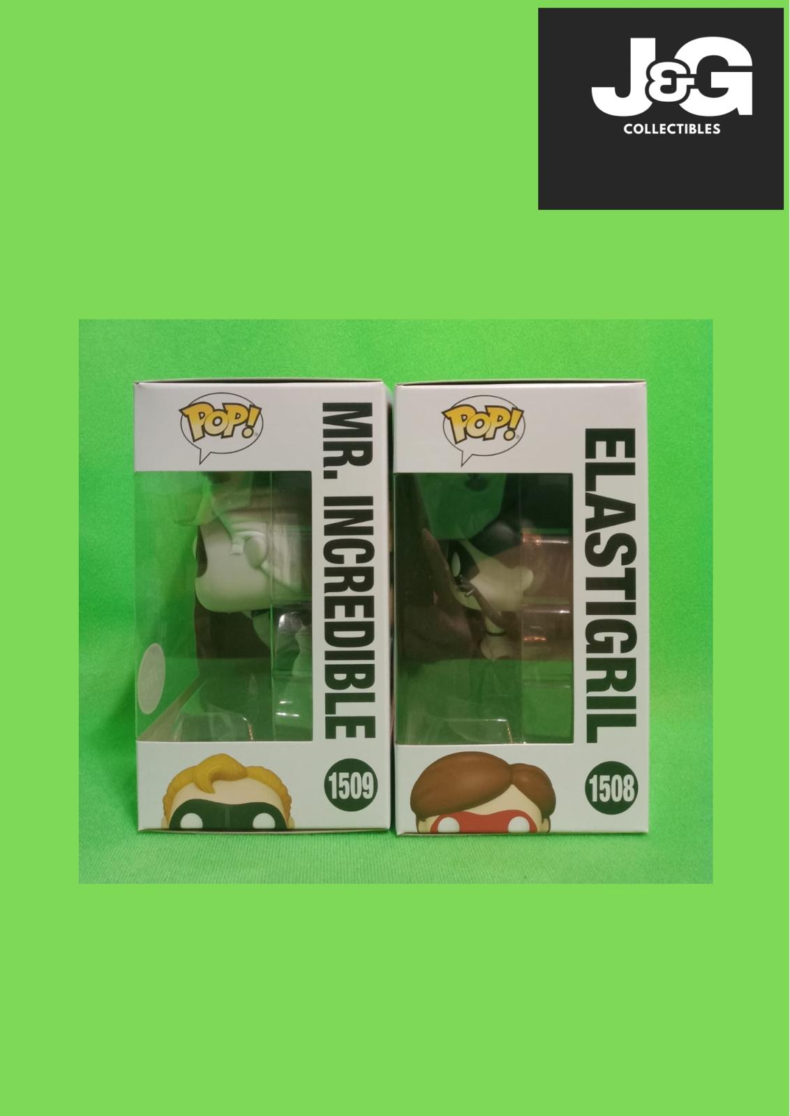 Funko Pop! The Incredibles Mr. Incredible And Elastigirl Chase Set