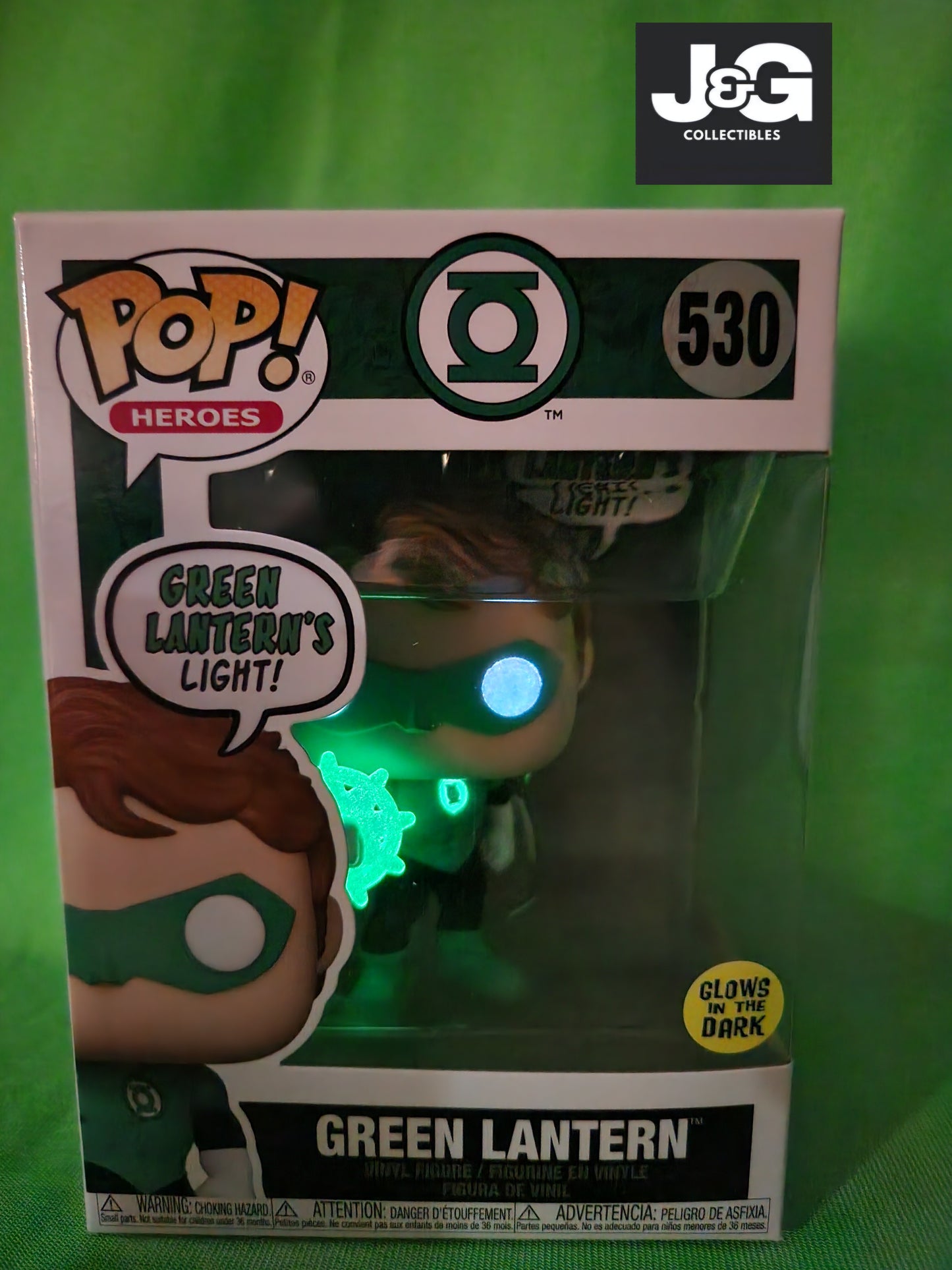 Funko Pop! Dc Universe Green Lantern Light Glow In The Dark