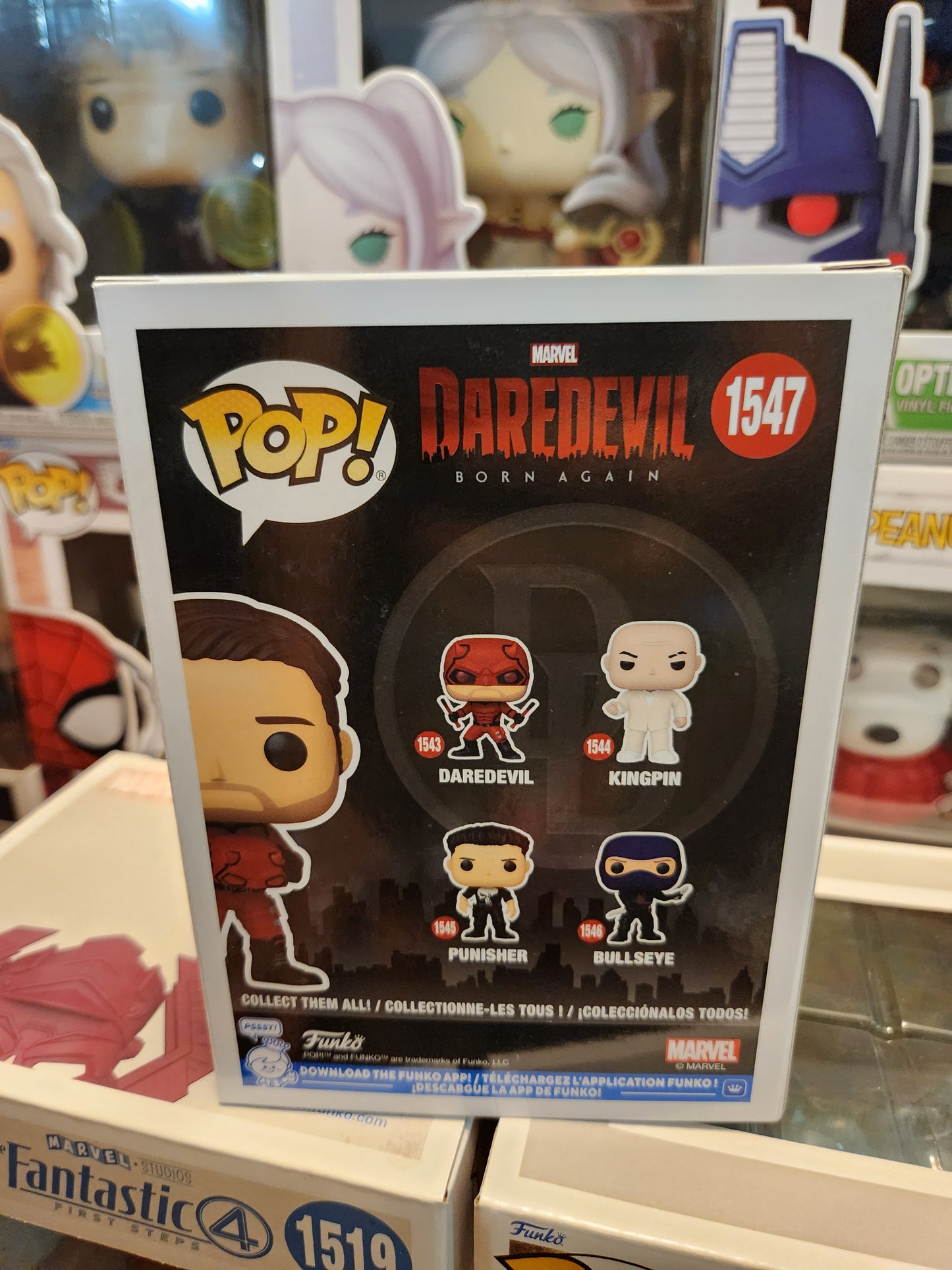 Funko Pop! Daredevil Born Again Daredevil Unmasked Exclusive