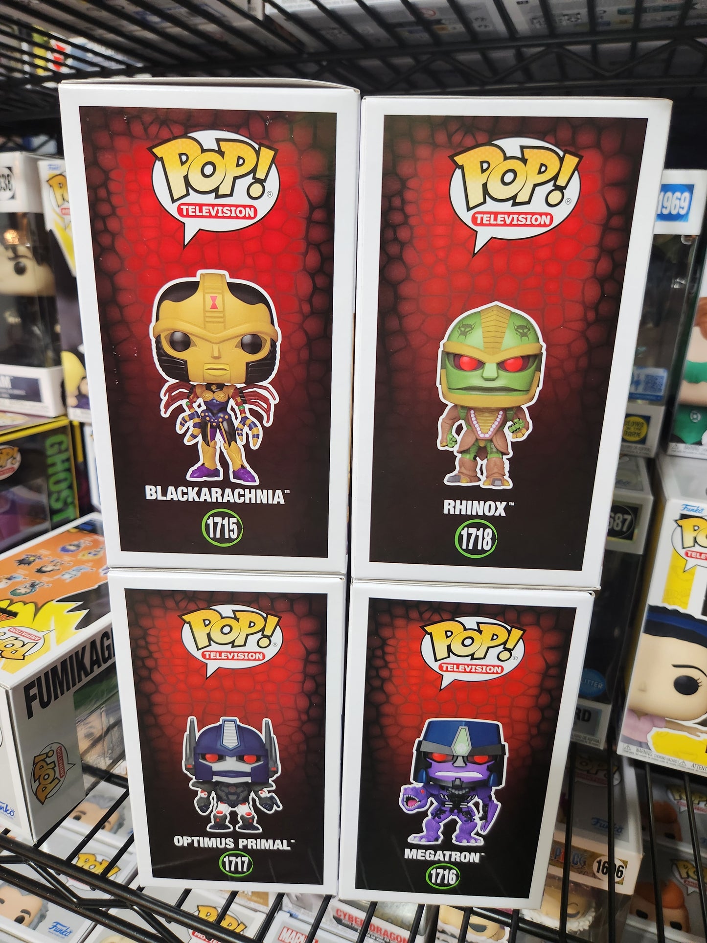 Funko Pop! Transformers Beast Wars Set Of 4 Pops