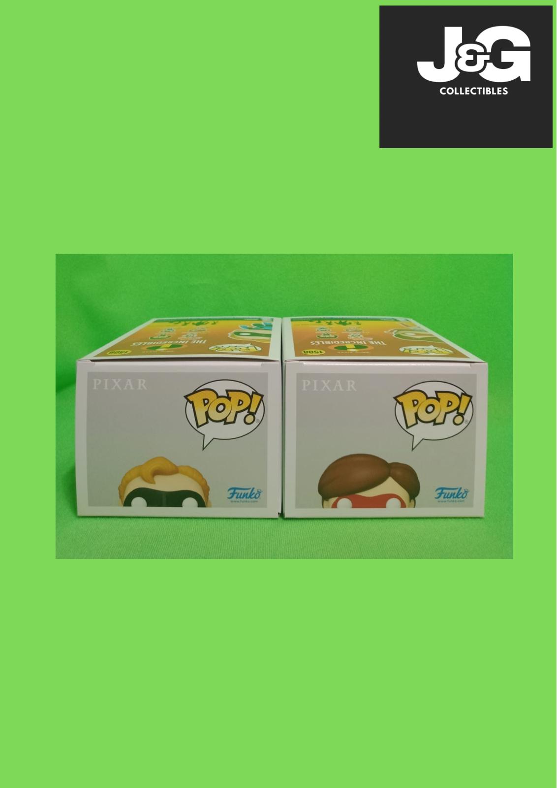Funko Pop! The Incredibles Mr. Incredible And Elastigirl Chase Set