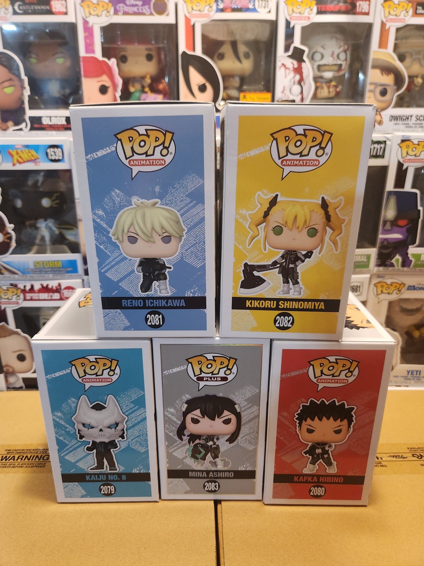 Funko Pop! Kaiju No 8 Full Set Of 5 Commons