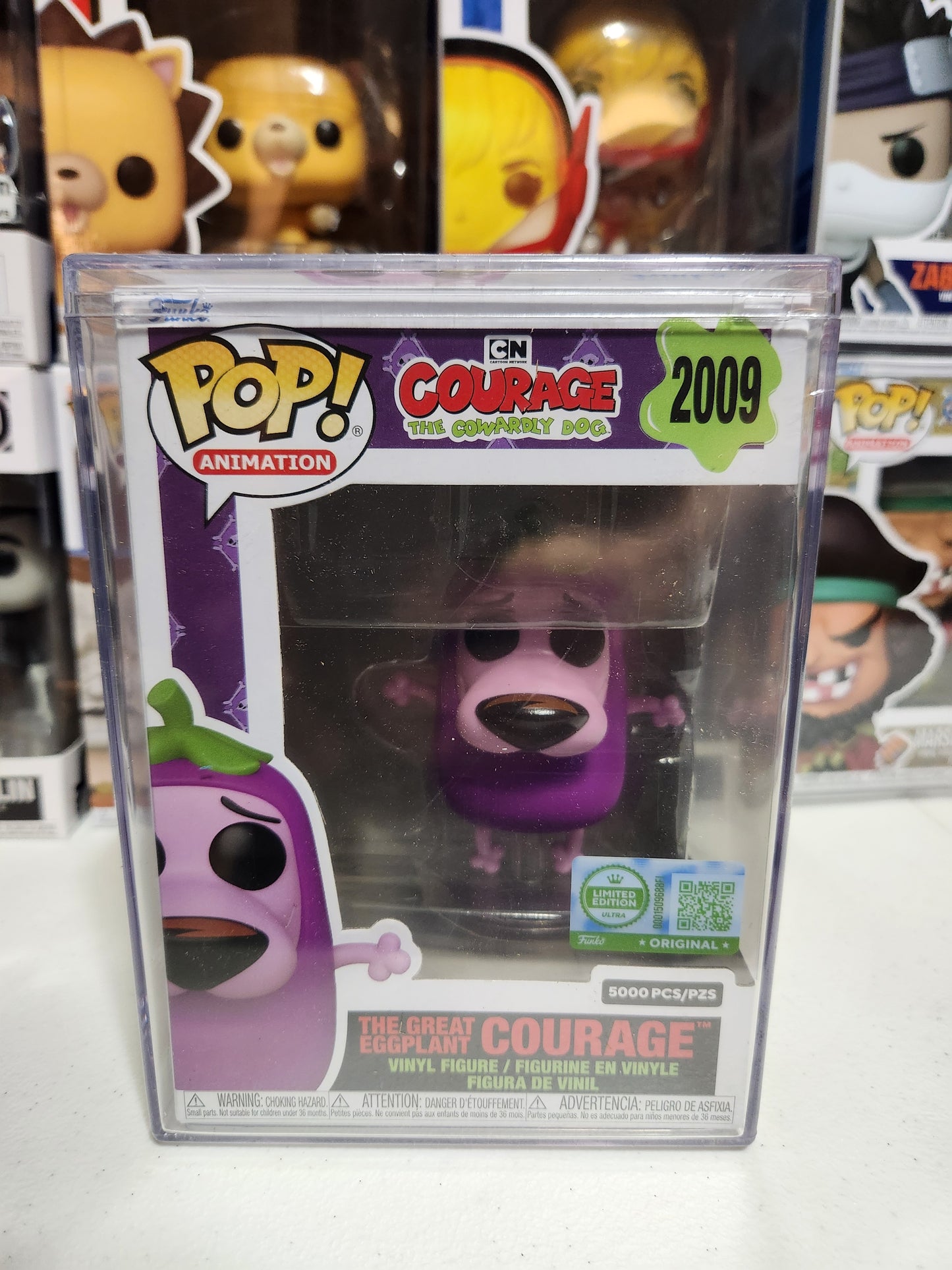 Funko Pop! Courage the Cowardly Dog The Great Eggplant Limited Edition 5000 pc