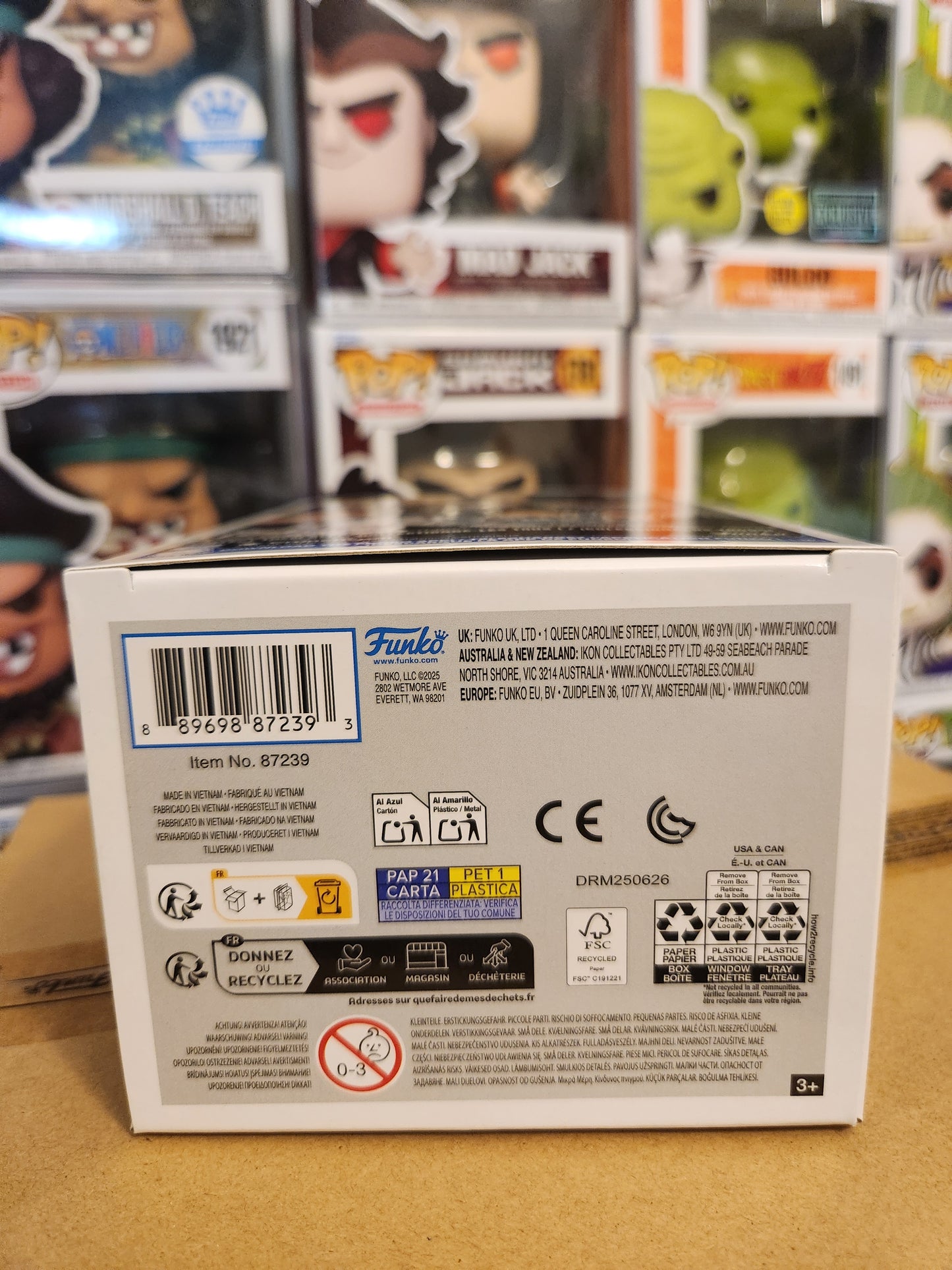 Funko Pop! Kaiju No. 8 Mina Ashiro and Bakko Exclusive