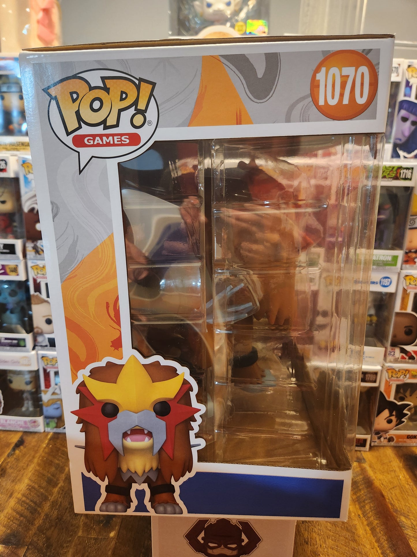 Funko Pop! Jumbo 10" Pokemon Entei SDCC Exclusive