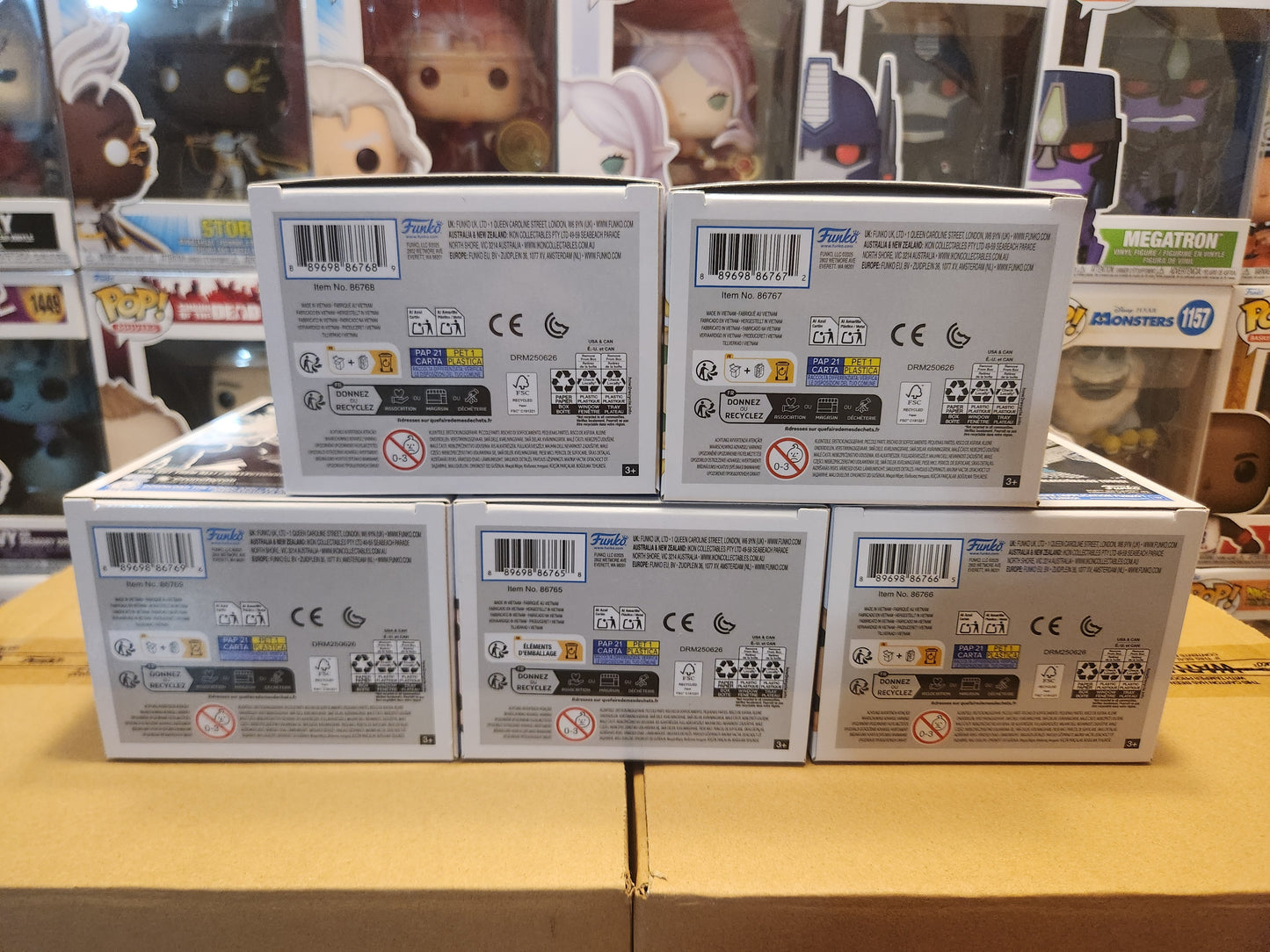 Funko Pop! Kaiju No 8 Full Set Of 5 Commons