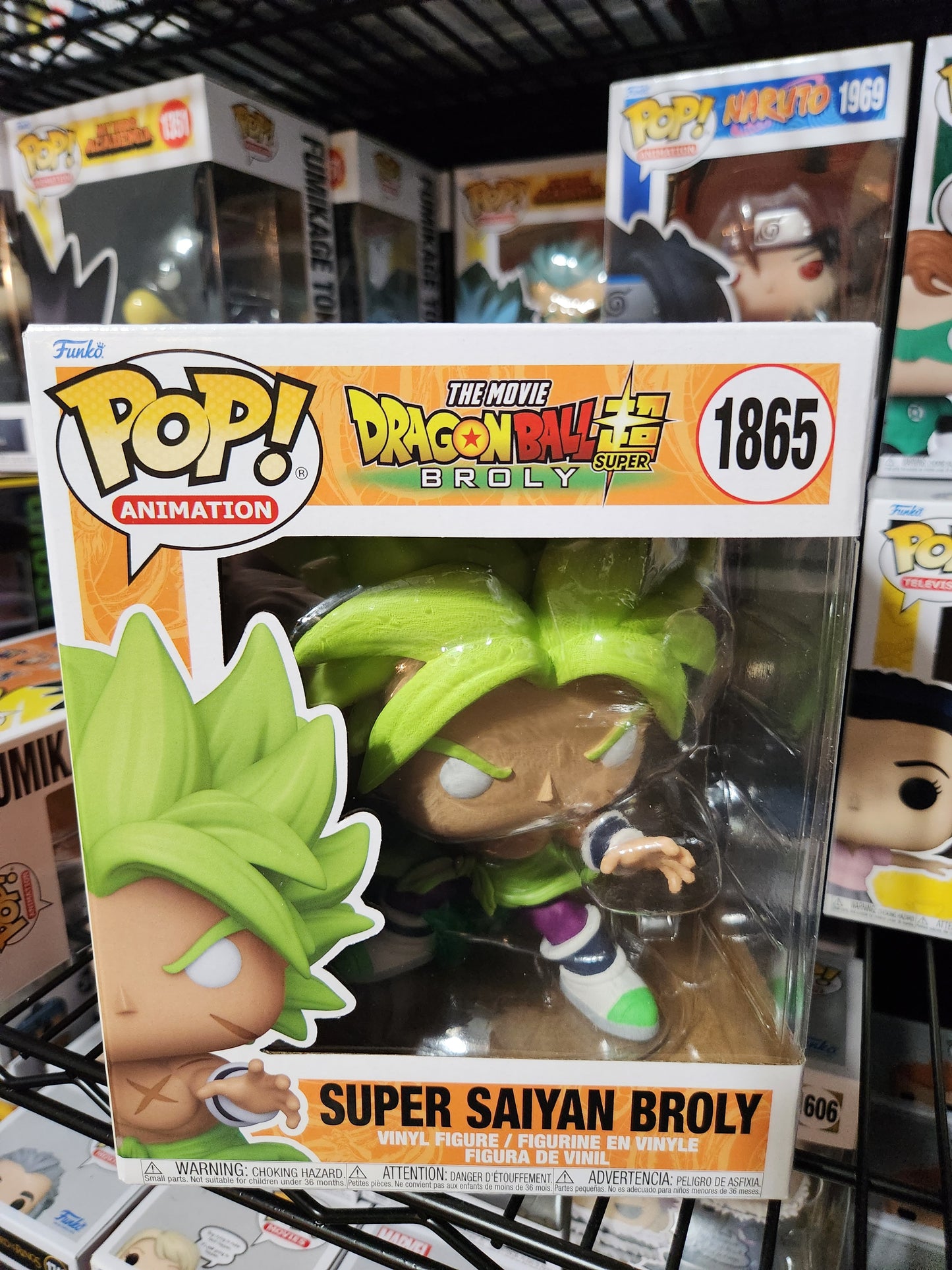 Funko Pop! Super 6 in Dragon Ball Super Saiyan Broly