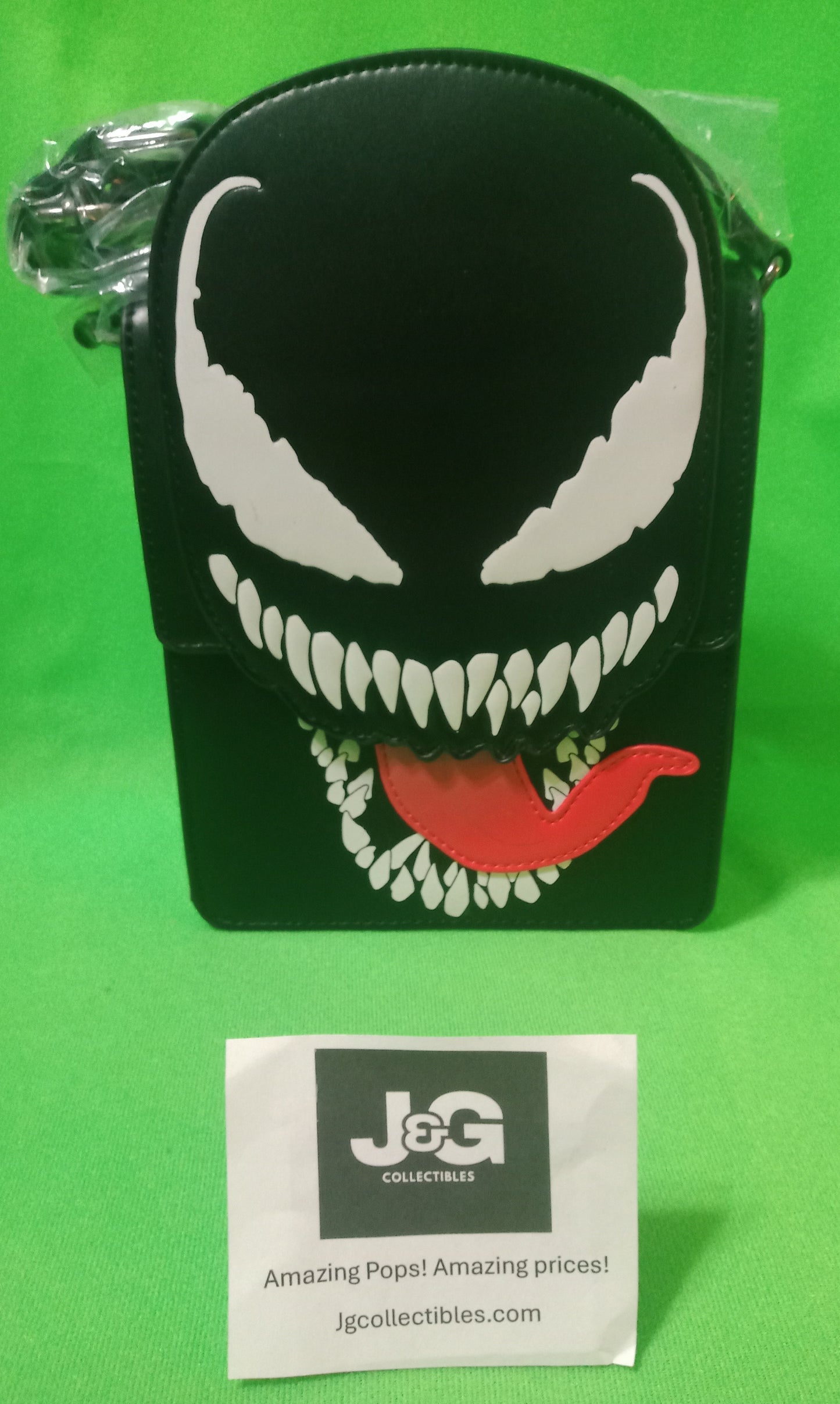 Marvel Venom Face Glow in the Dark Crossbody Bag