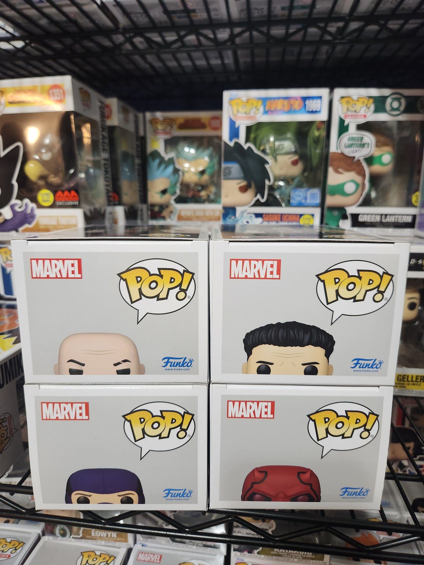 Funko Pop! Daredevil Born Again Set of 4 Pops (Daredevil, Kingpin, Punisher, Bullseye)