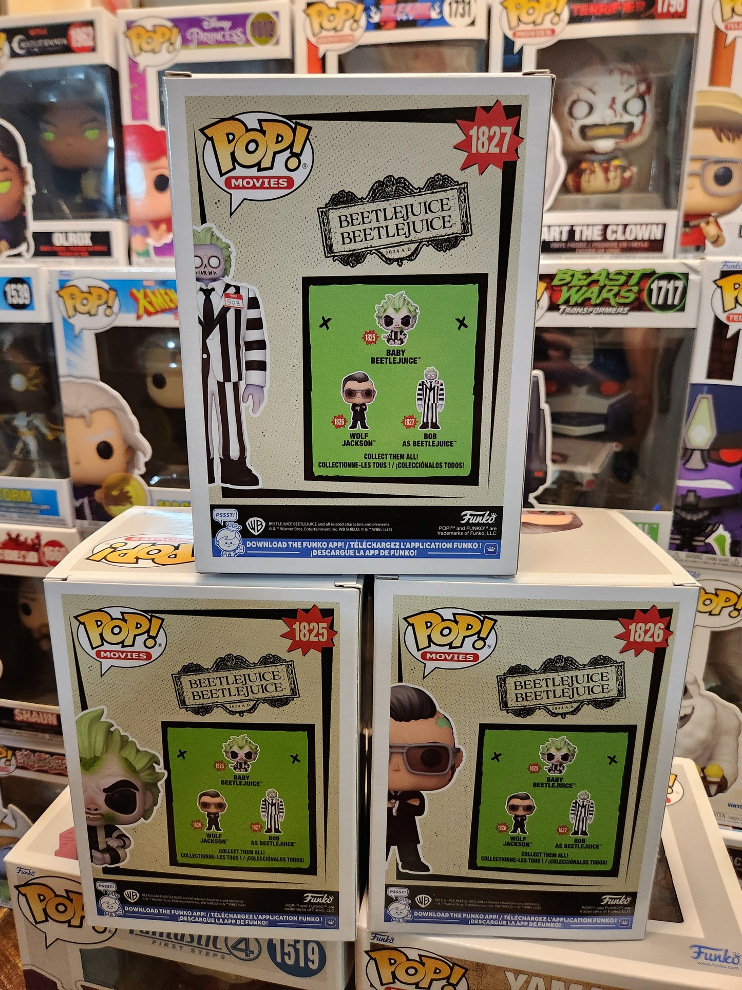 Funko Pop! Beetlejuice 2 Set Of 3 Pops