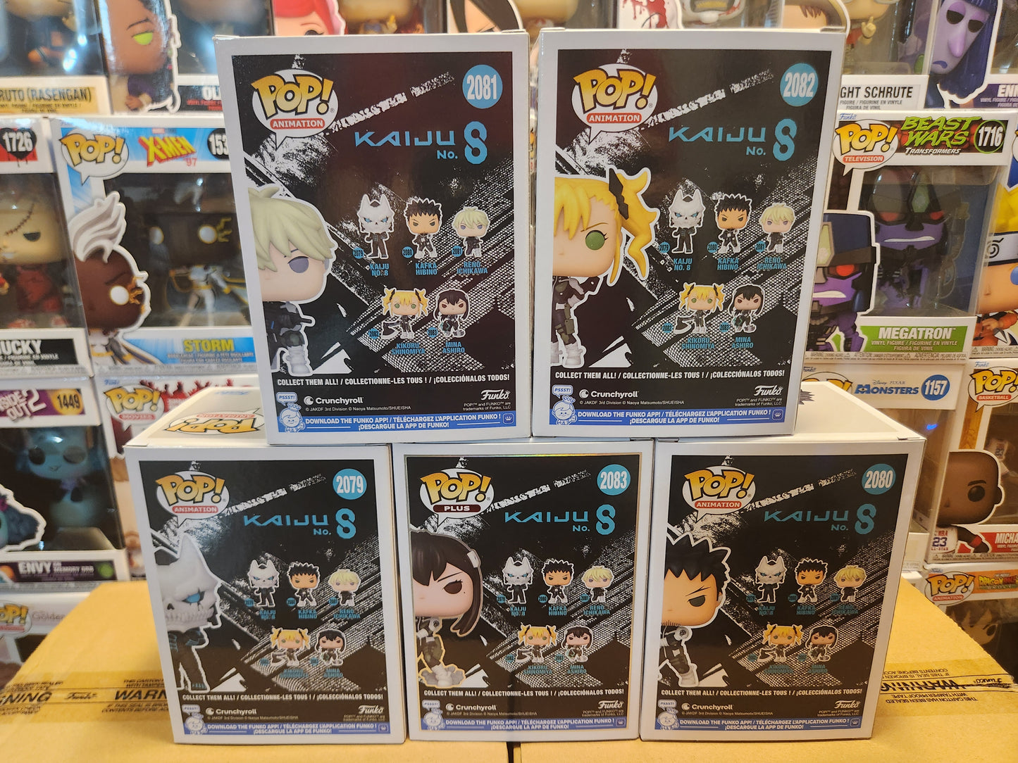 Funko Pop! Kaiju No 8 Full Set Of 5 Commons