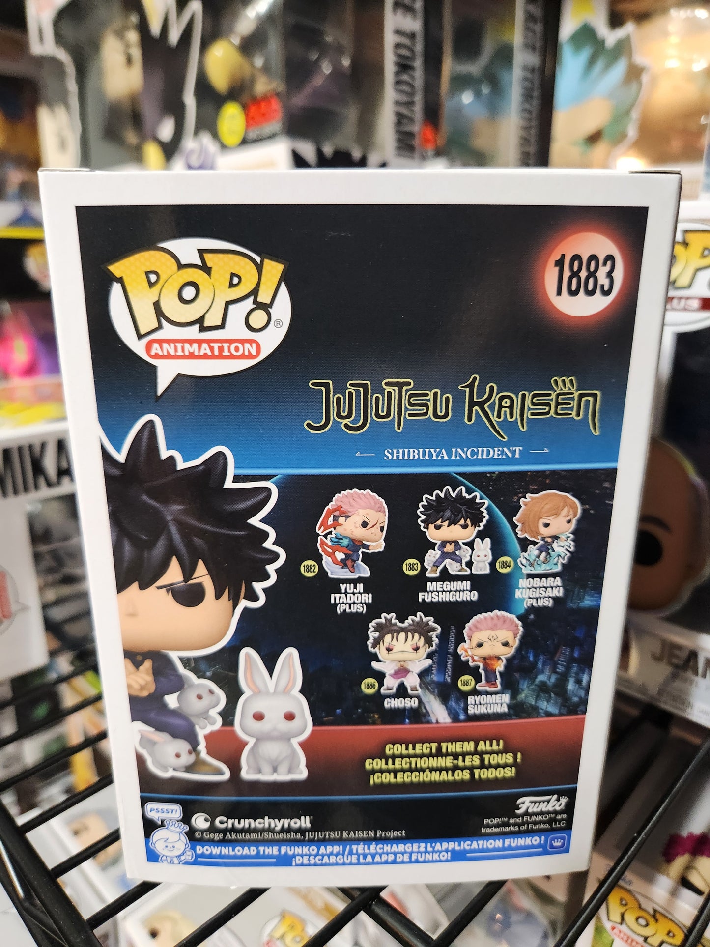 Funko Pop! Jujutsu Kaisen Megumi Fushiburo With Rabbit