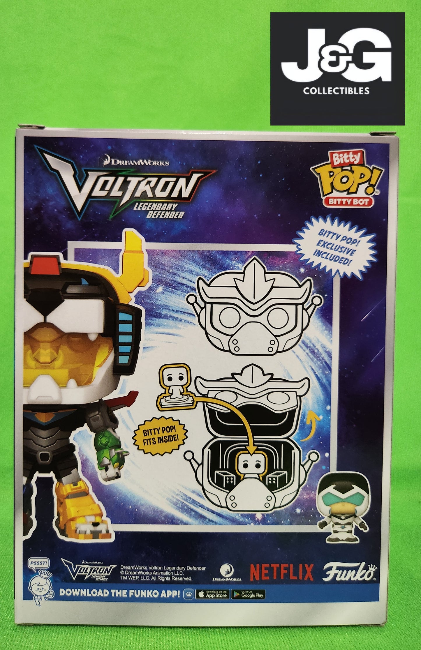 Funko Bitty Pop Bitty Bot Voltron Legendary Defender with Shiro Bitty Pop