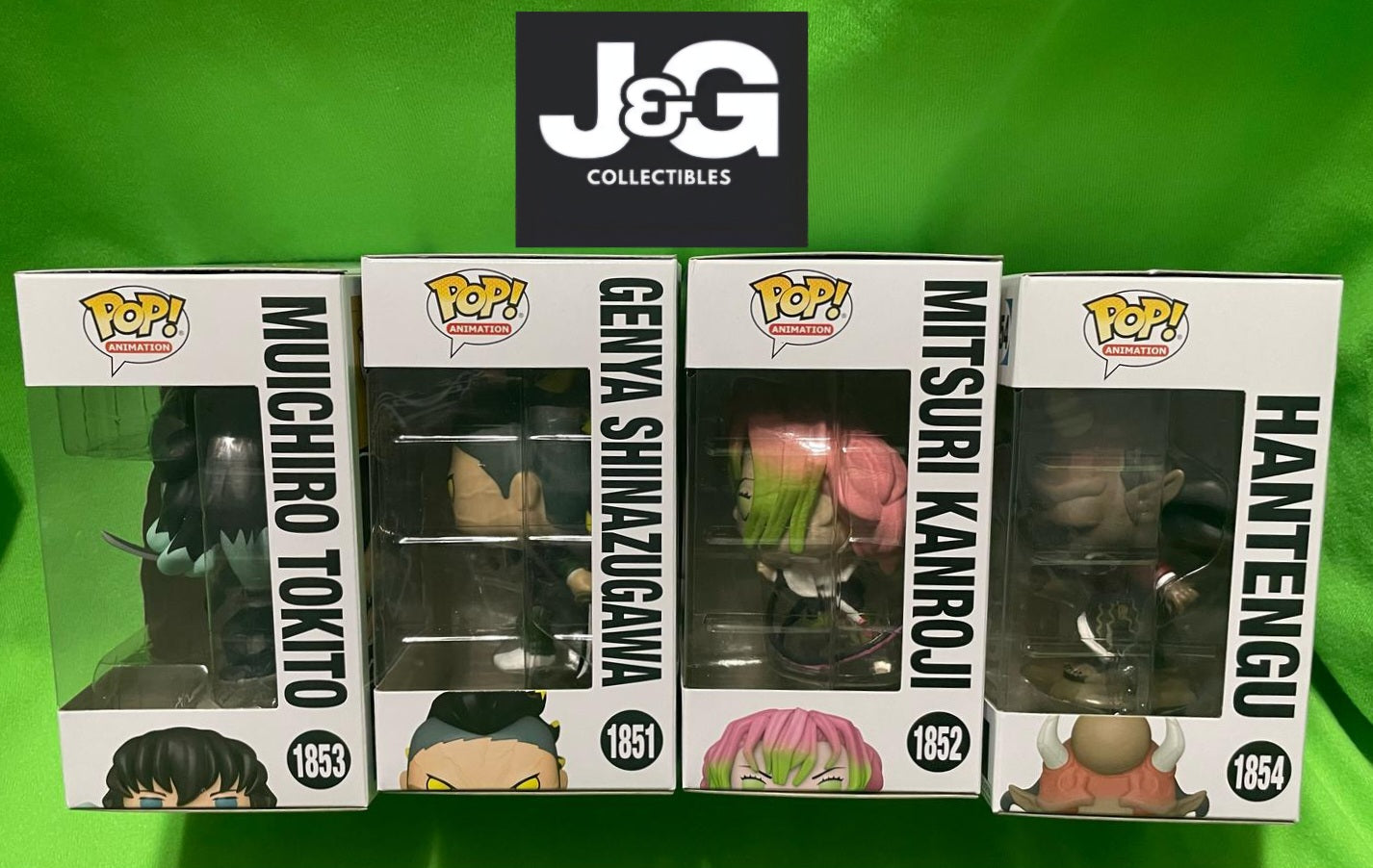 Funko Pop! Demon Slayer Wave 7 Set Of 4 Pops