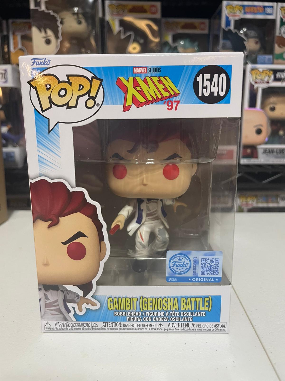 Funko Pop! Marvel Gambit Genosha Battle Exclusive