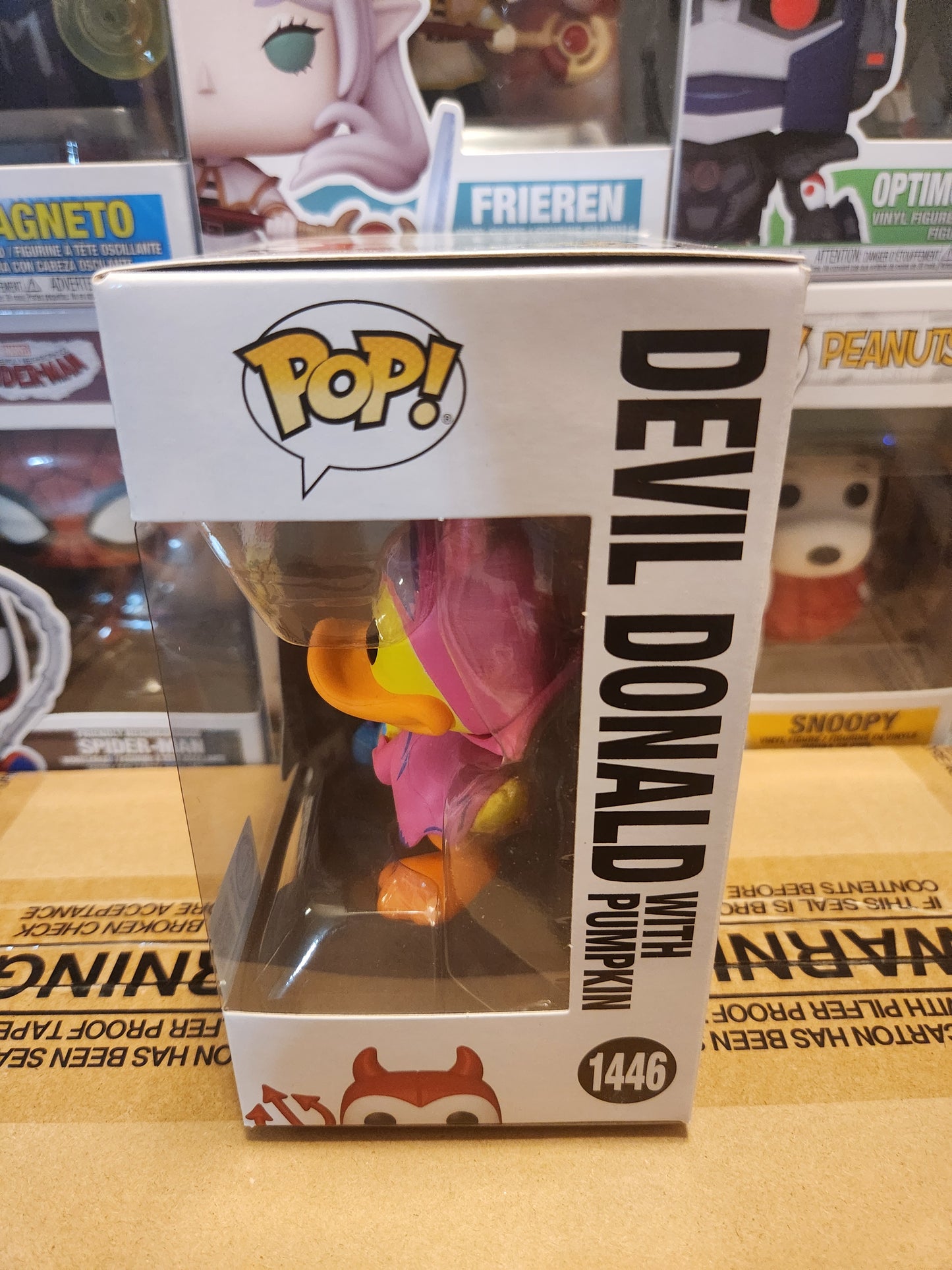 Funko Pop! Disney Devil Donald with Pumpkin Blacklight Chase Exclusive