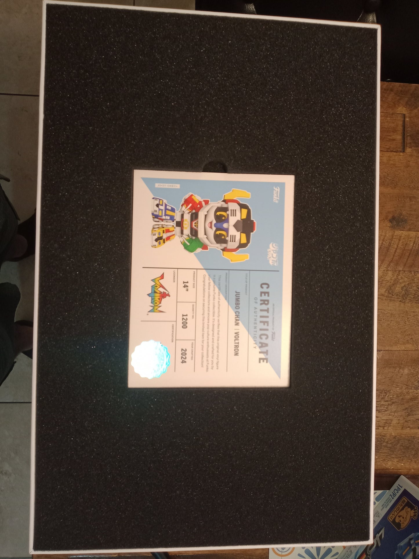 Funko Pop! Jumbo Chan Voltron! 14'' Vinyl Limited Edition 1 OF 1200 Made
