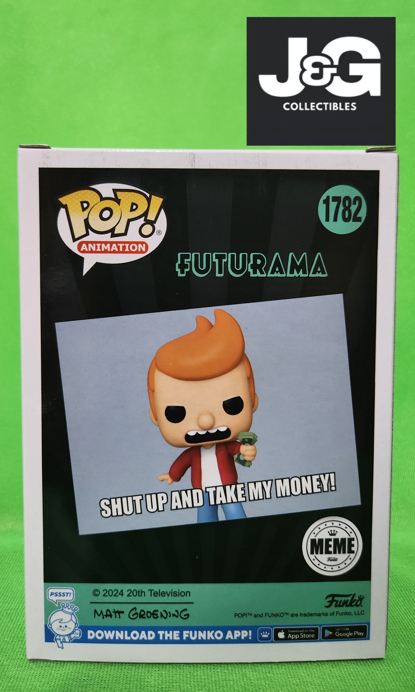Funko Pop! Futurama Philip J Fry Take My Money Exclusive