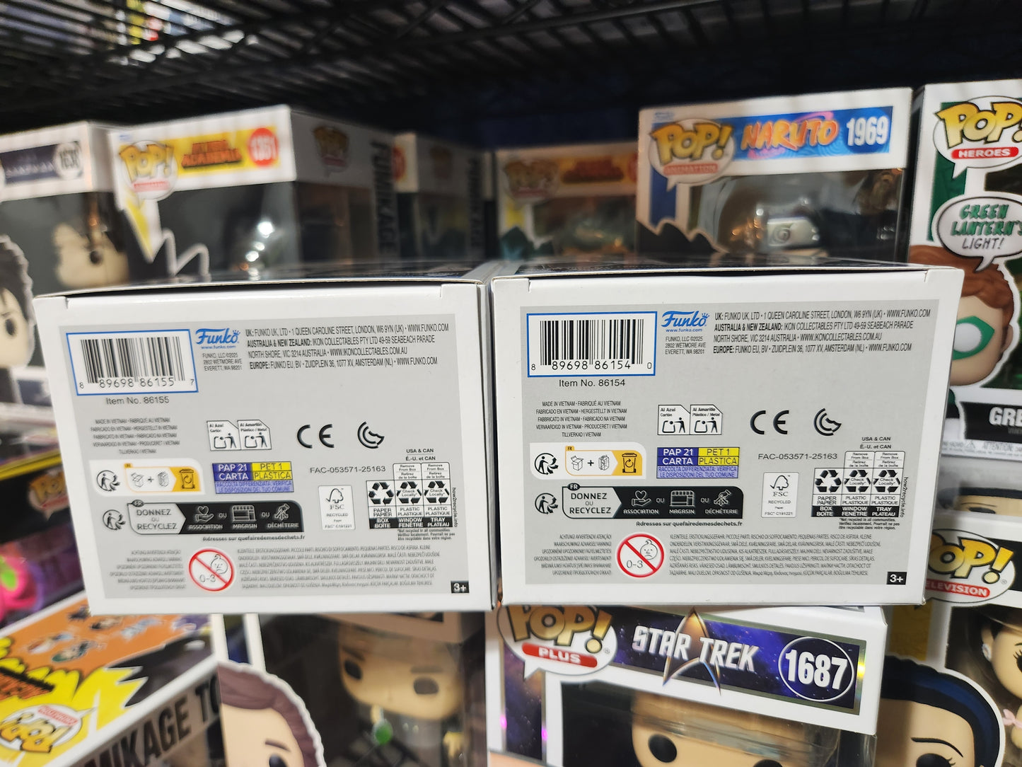 Funko Pop! Disney Jack and Sally Set of 2 Pops
