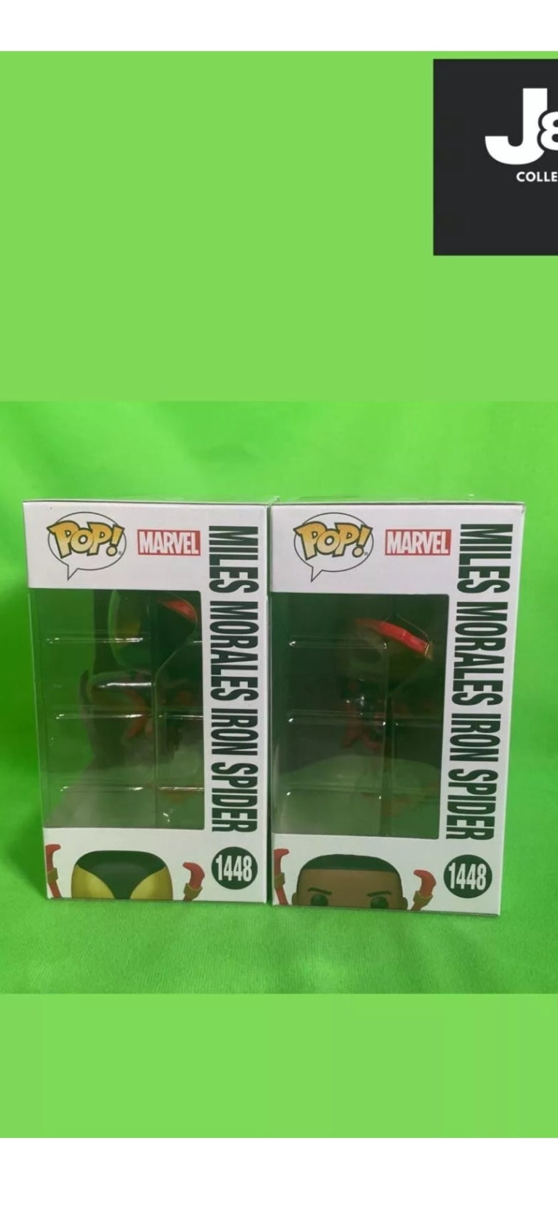 Funko Pop! Marvel Miles Morales Iron Spider Chase And Common Set