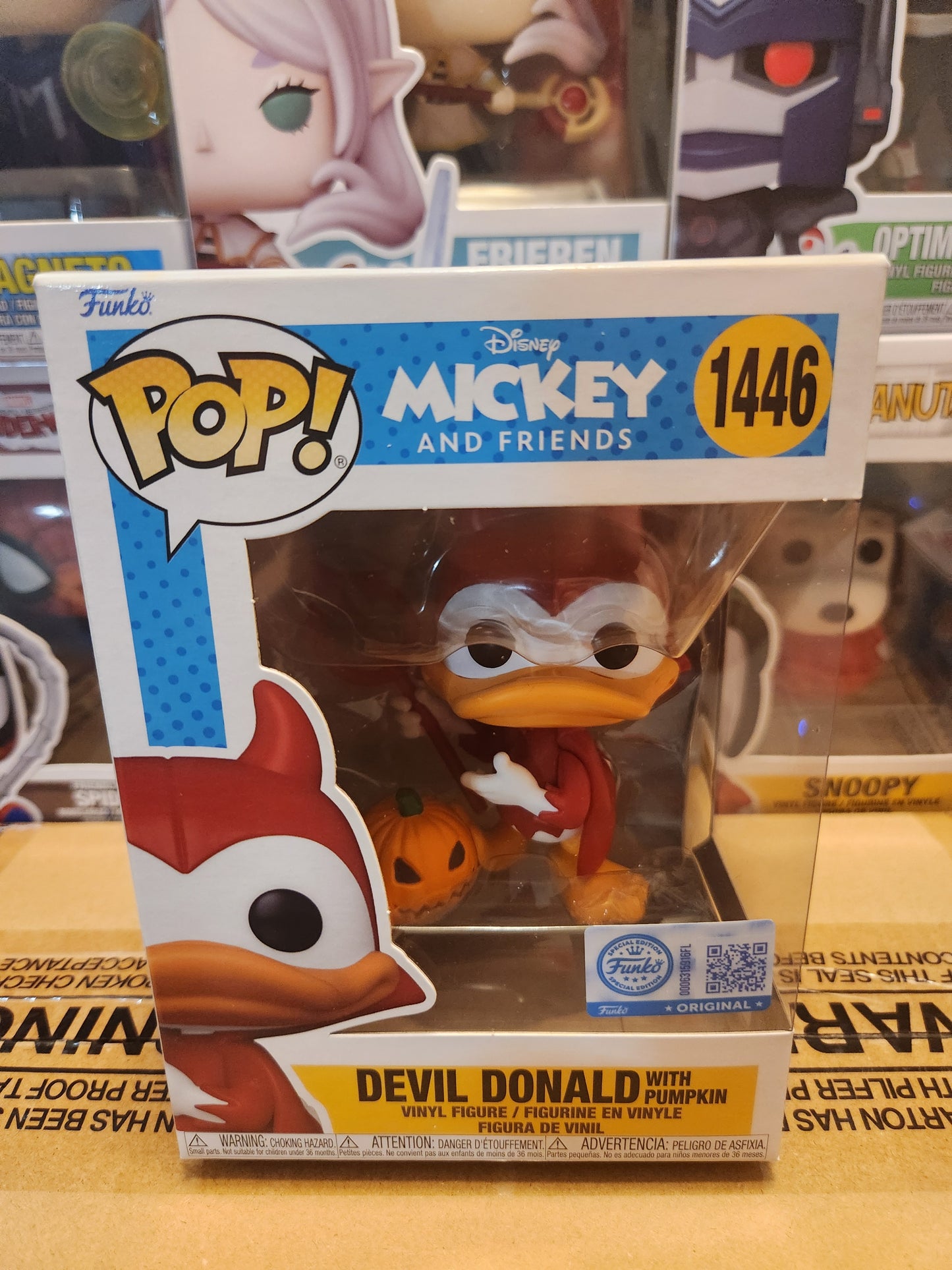 Funko Pop! Disney Devil Donald with Pumpkin Exclusive