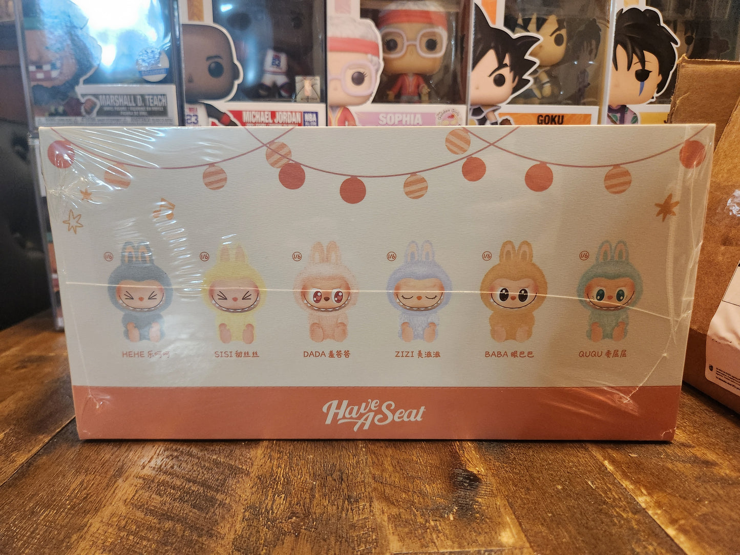 Pop Mart The Monsters Have A Seat Vinyl Face Plush Keychain (1 Random box)