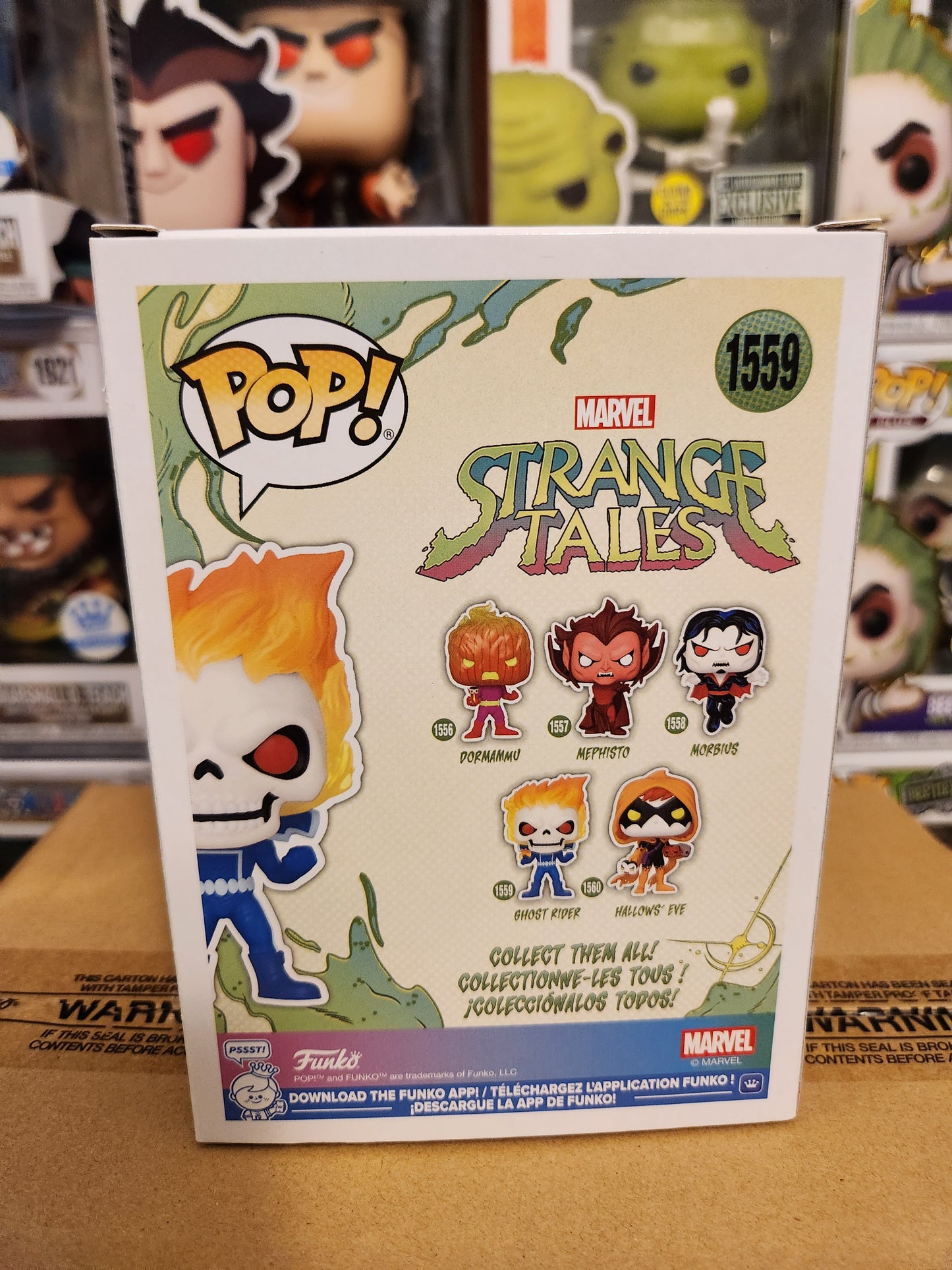 Funko Pop! Marvel Strange Tales Ghost Rider Glow Exclusive